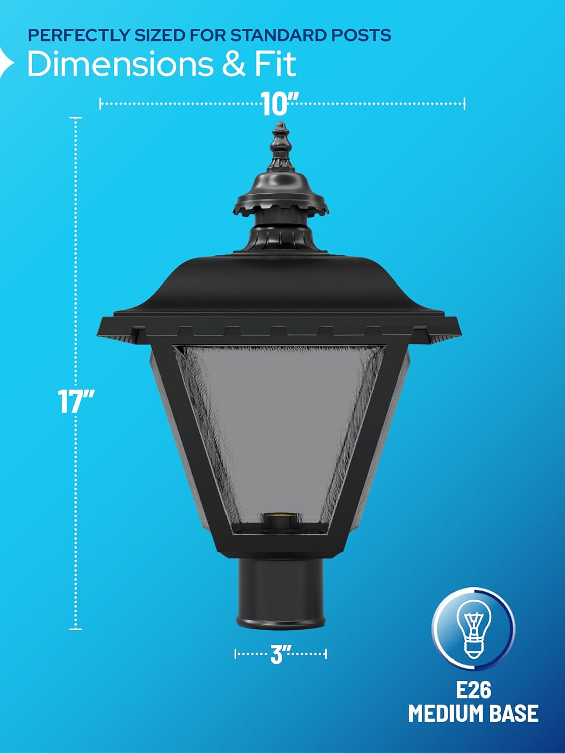 Tudor Post Top