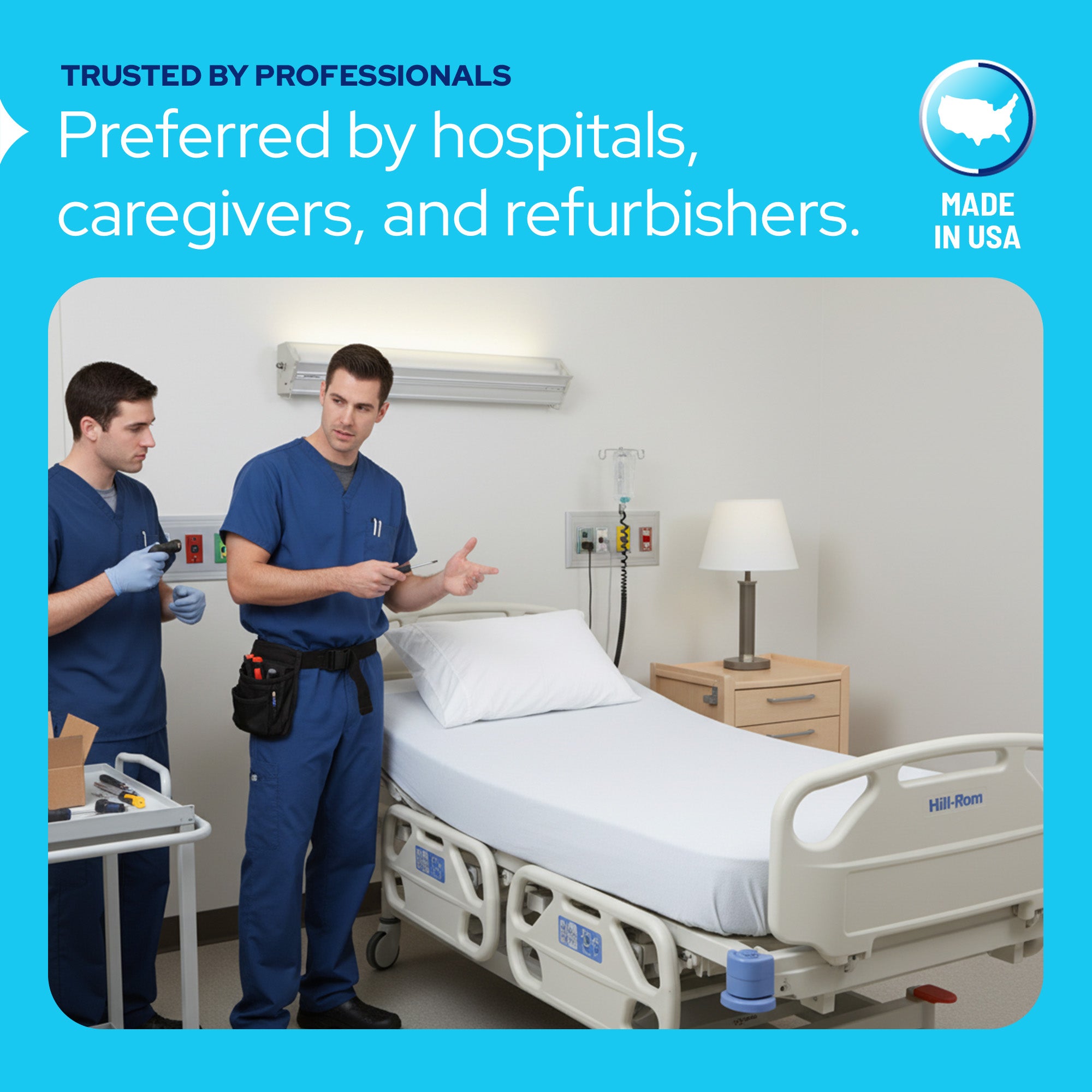 OEM Hillrom Hospital Bed Light Lens