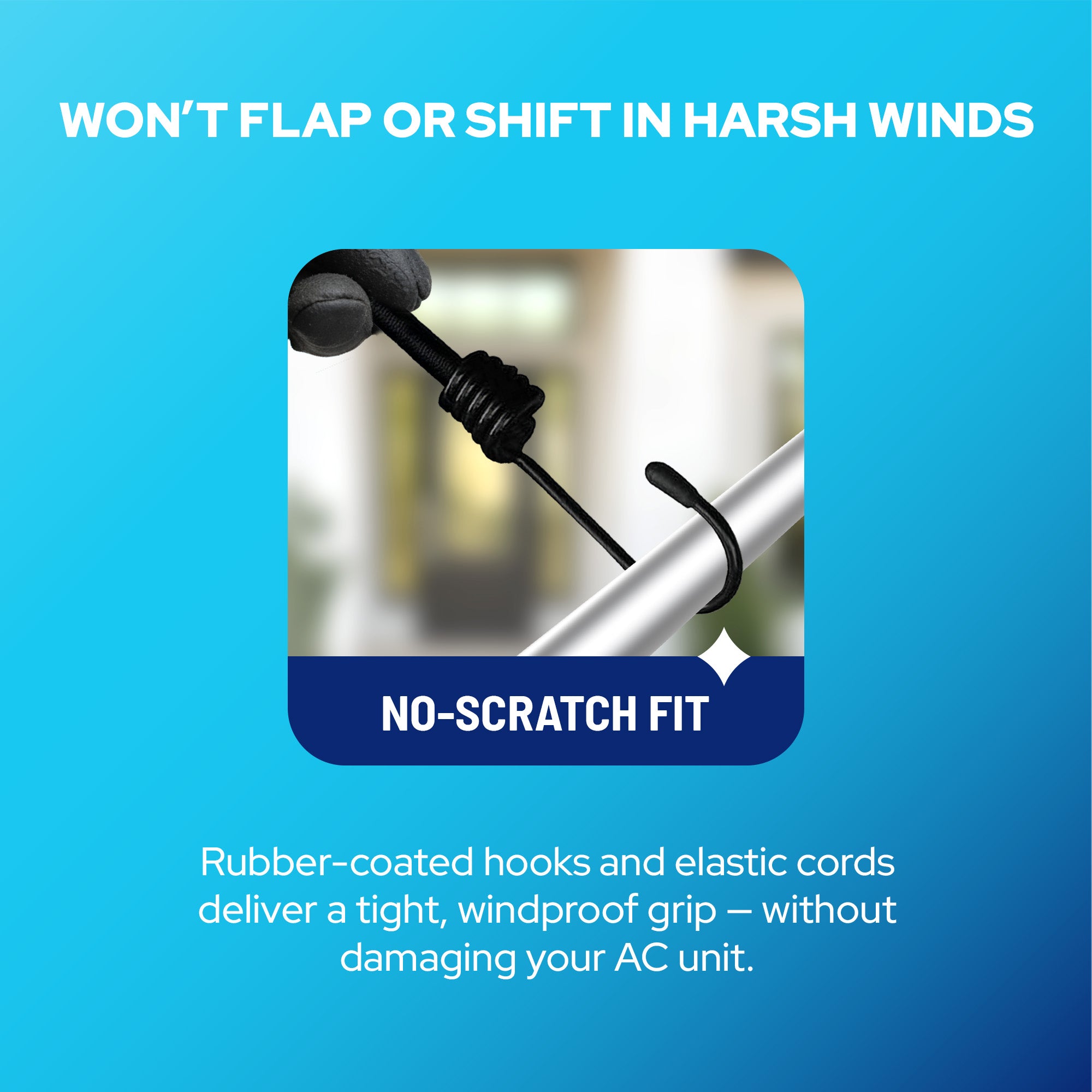 Central Air Conditioner Cover Outdoor - 36"×36" Top Mesh AC Cover