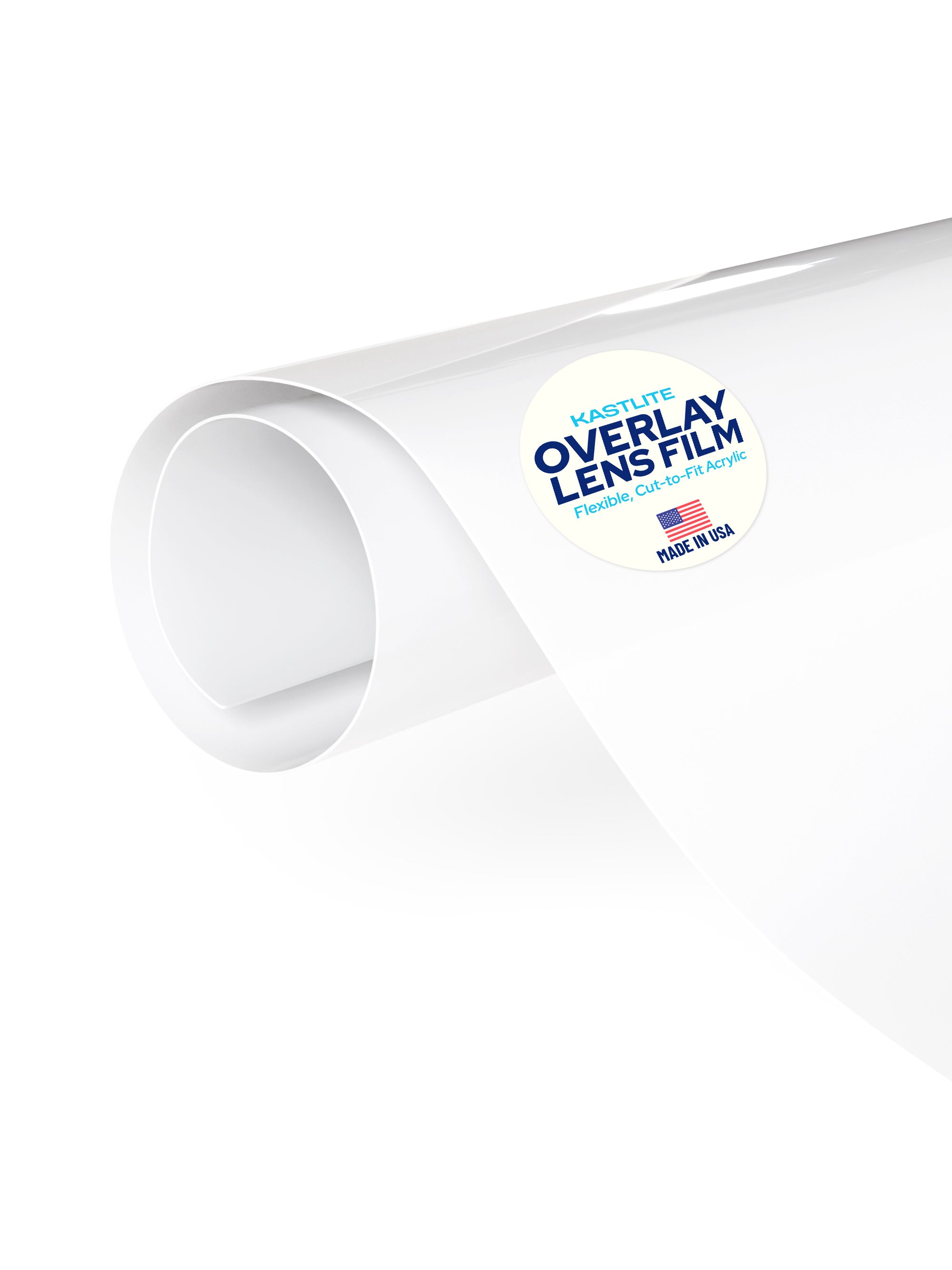 White Smooth Overlay Lens | Replacement for Lithonia Part U360004