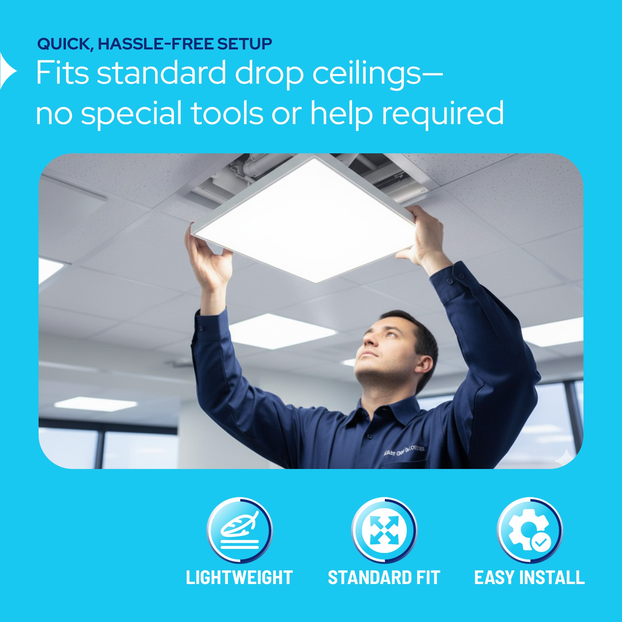 Frost LED Acrylic Lighting Panel showing thickness and clarity