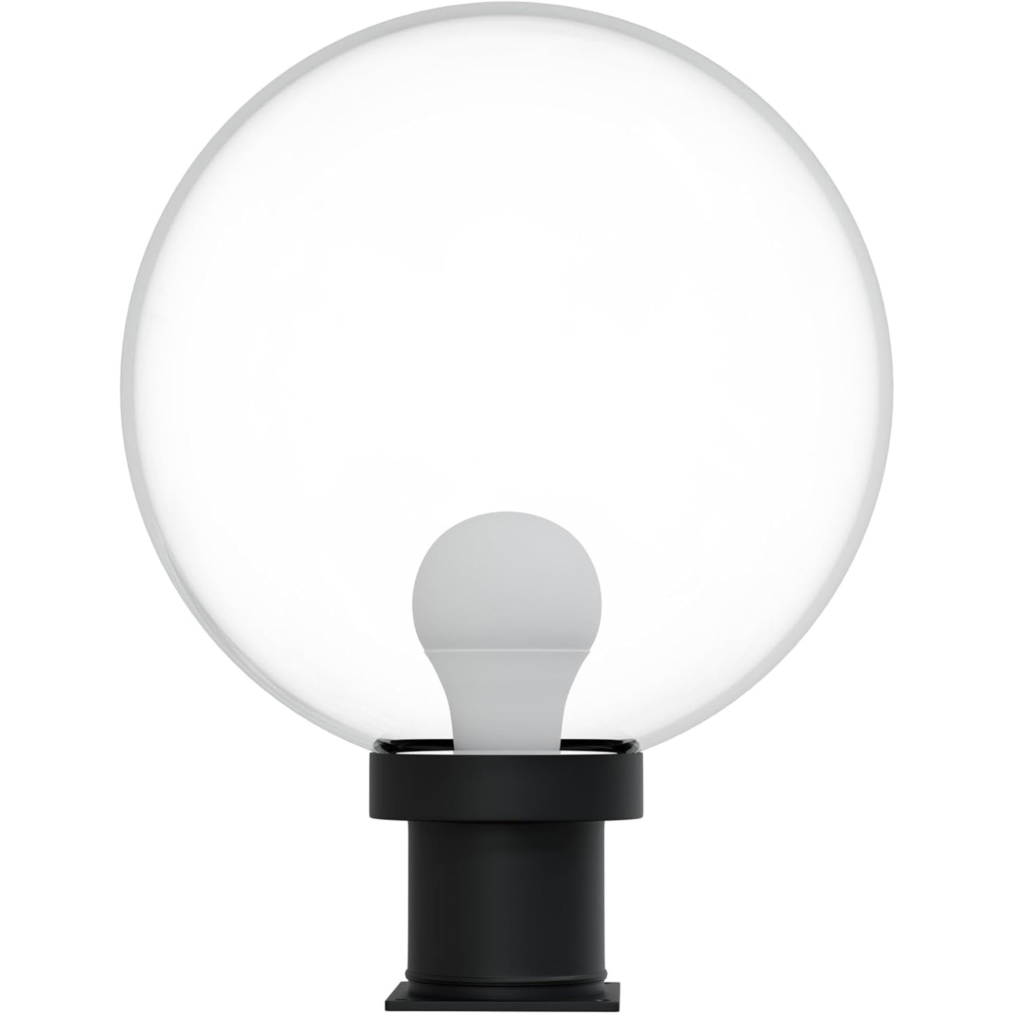 12" Globe Pier Mount Outdoor Lighting with LED Lamp