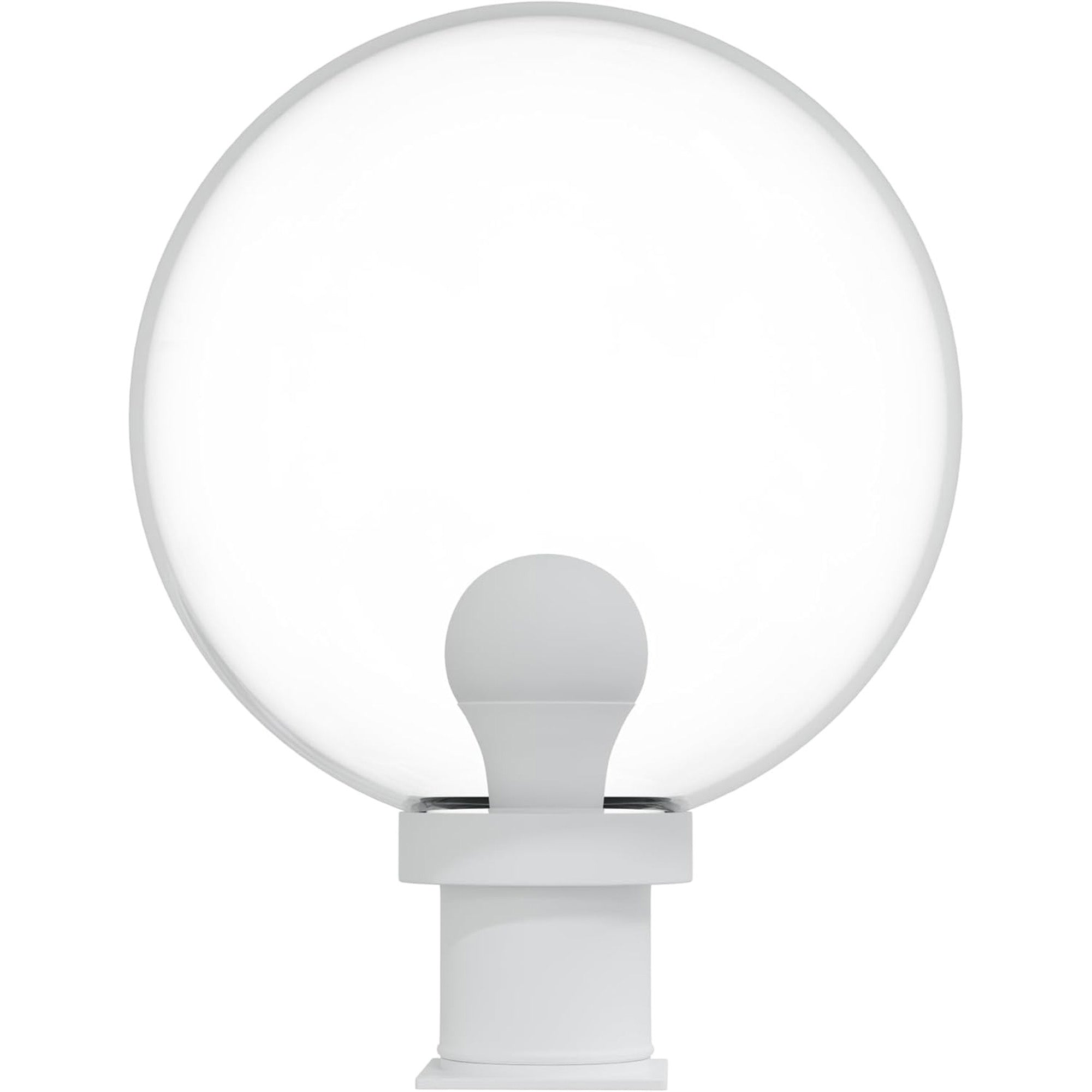 12" Globe Pier Mount Outdoor Lighting with LED Lamp