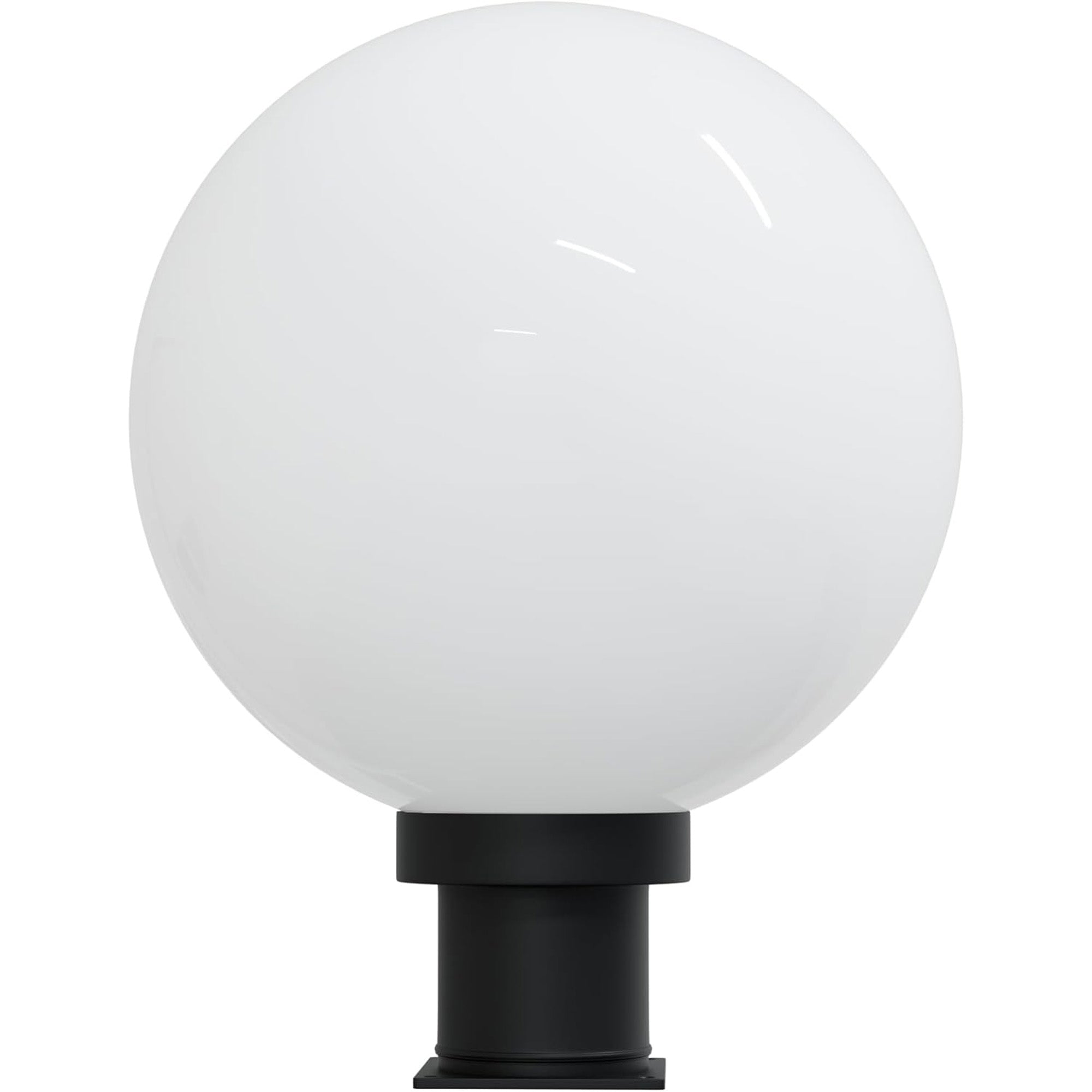 12" Globe Pier Mount Outdoor Lighting with LED Lamp
