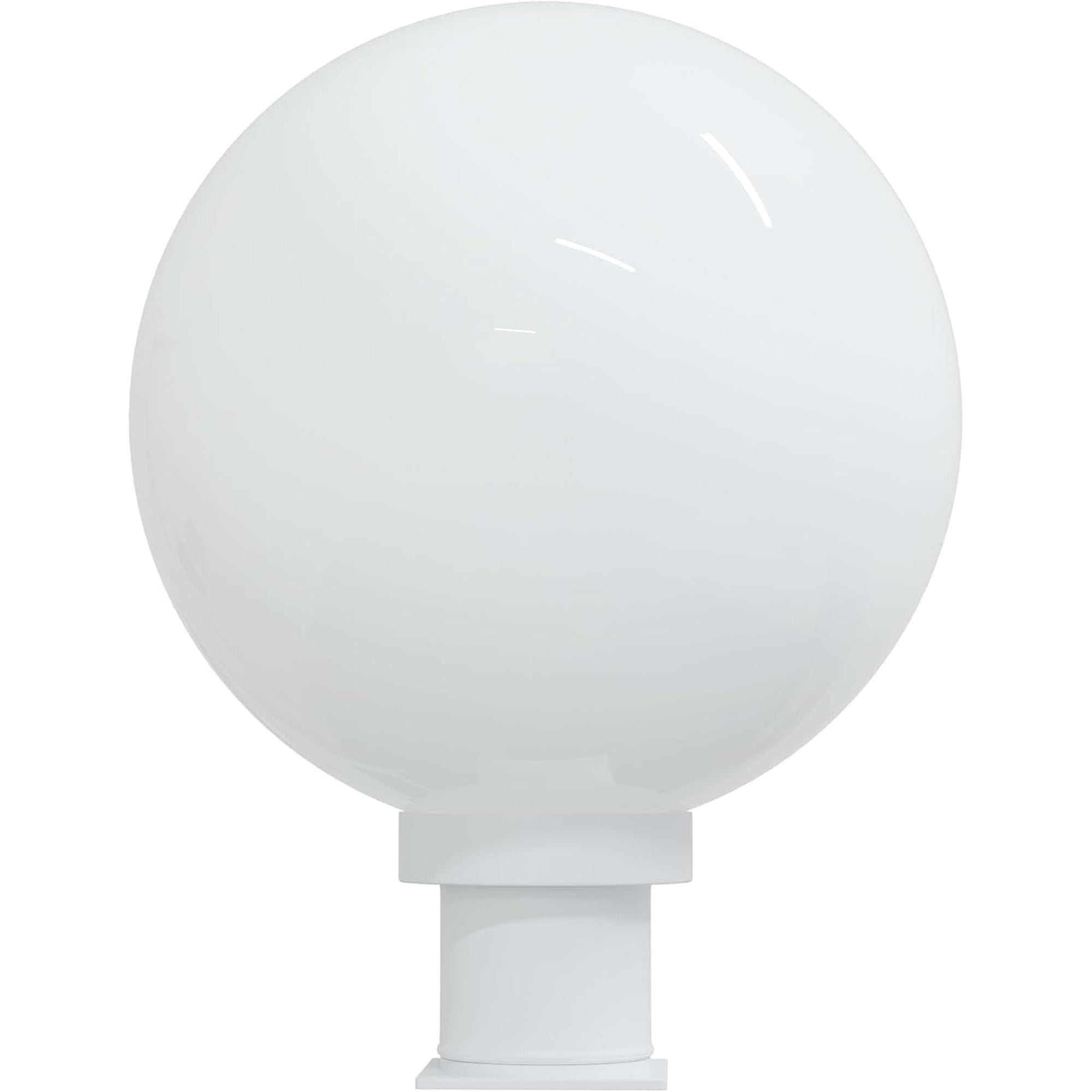 12" Globe Pier Mount Outdoor Lighting with LED Lamp