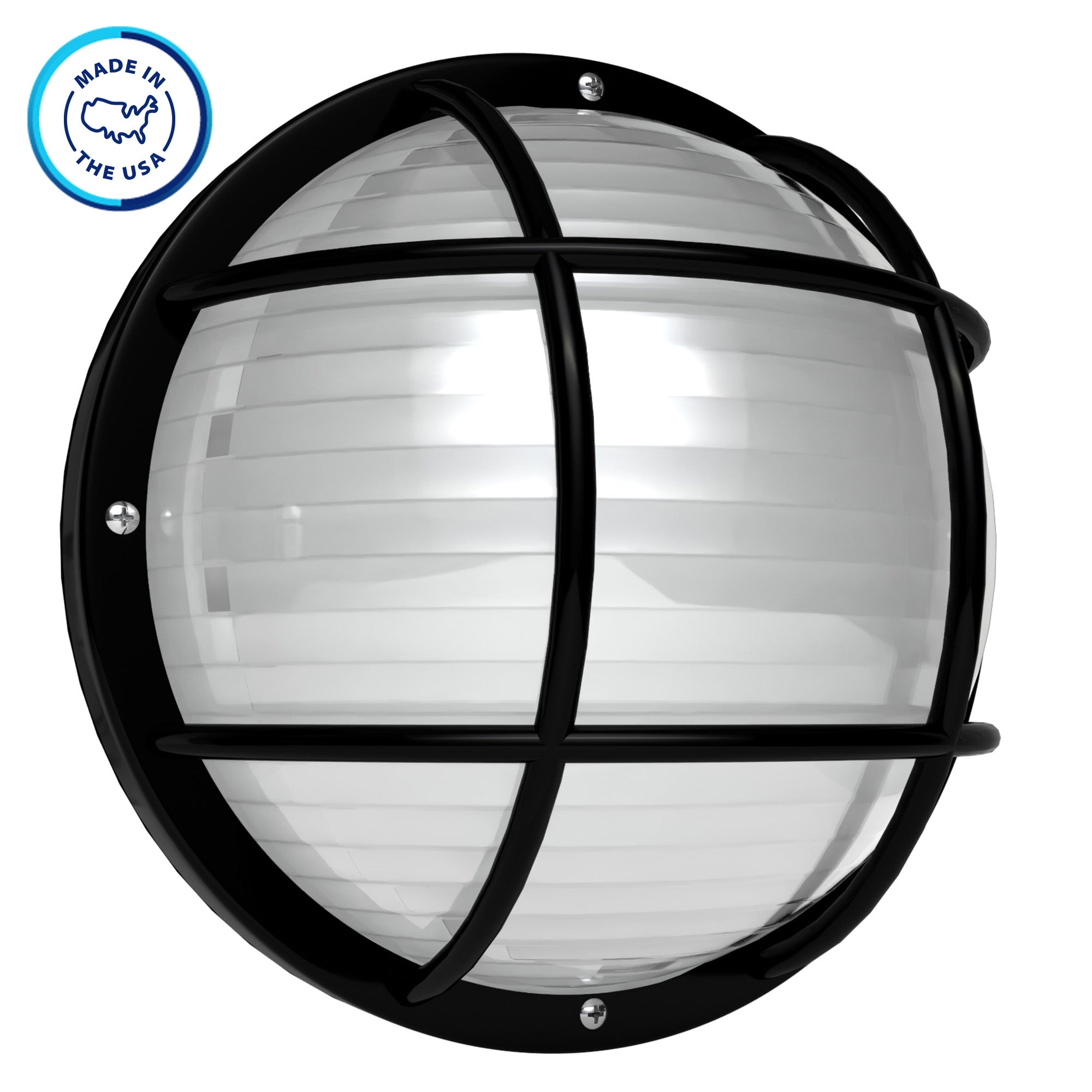Round Nautical Outdoor LED Bulkhead Light Fixture
