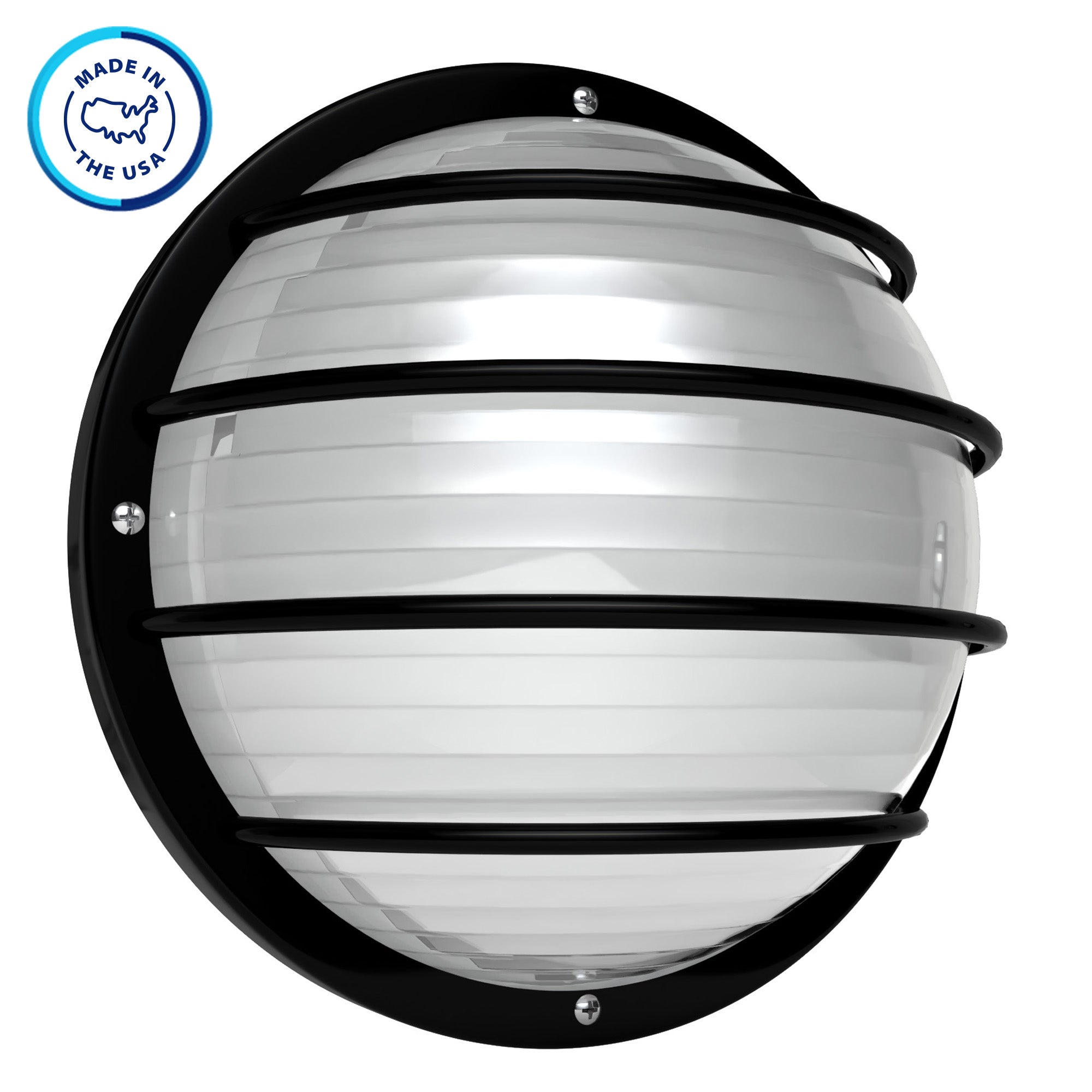 Round Nautical Outdoor LED Bulkhead Light Fixture