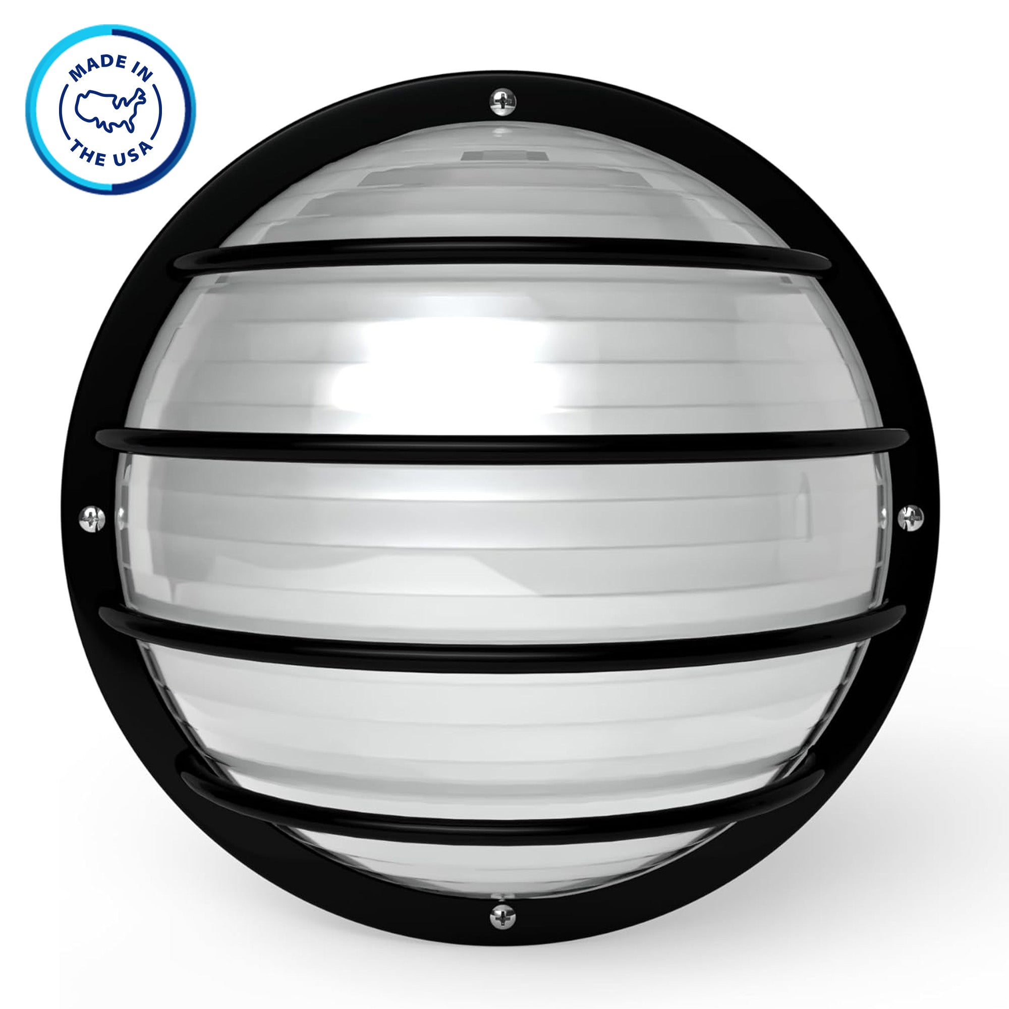 Round Nautical Outdoor LED Bulkhead Light Fixture