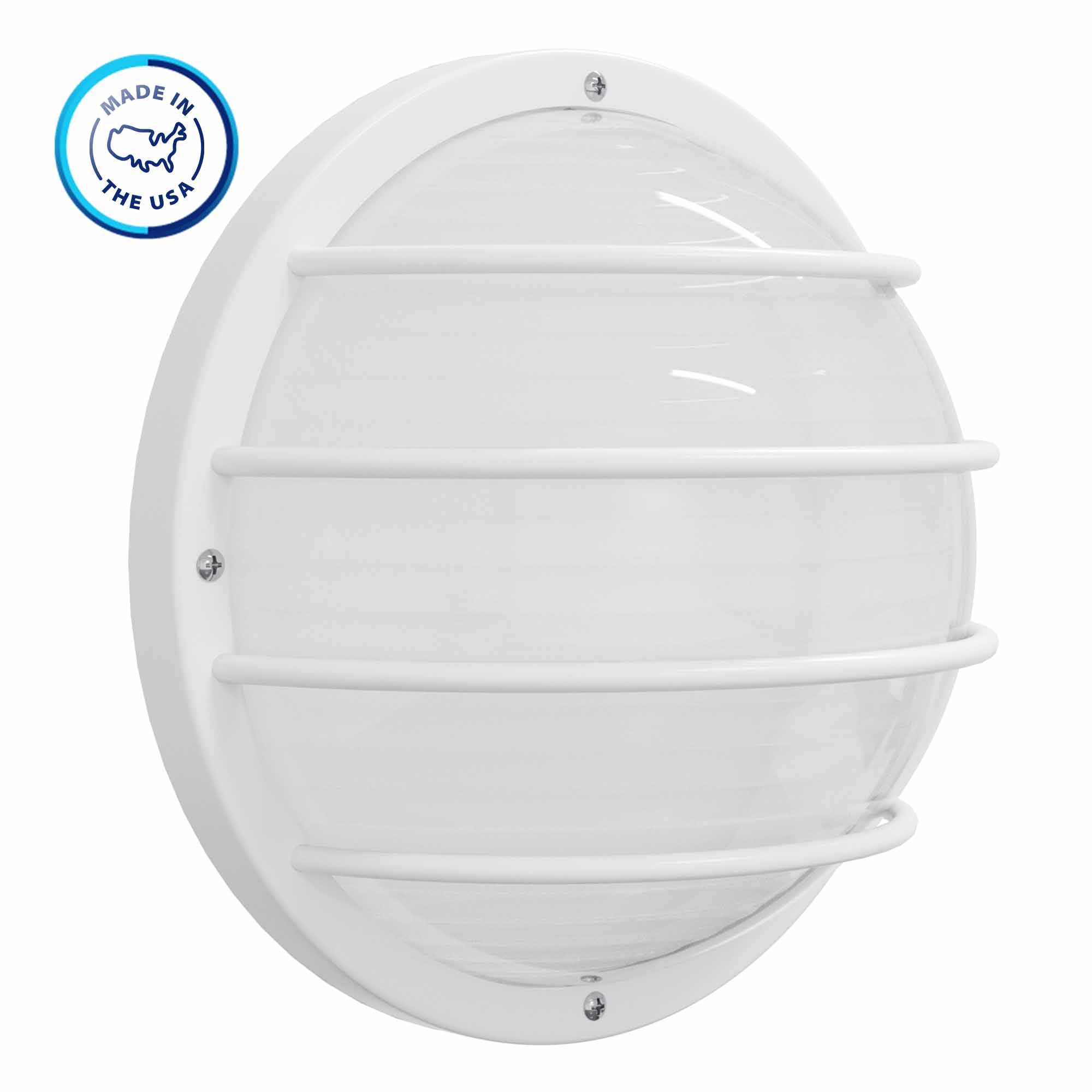 Round Nautical Outdoor LED Bulkhead Light Fixture