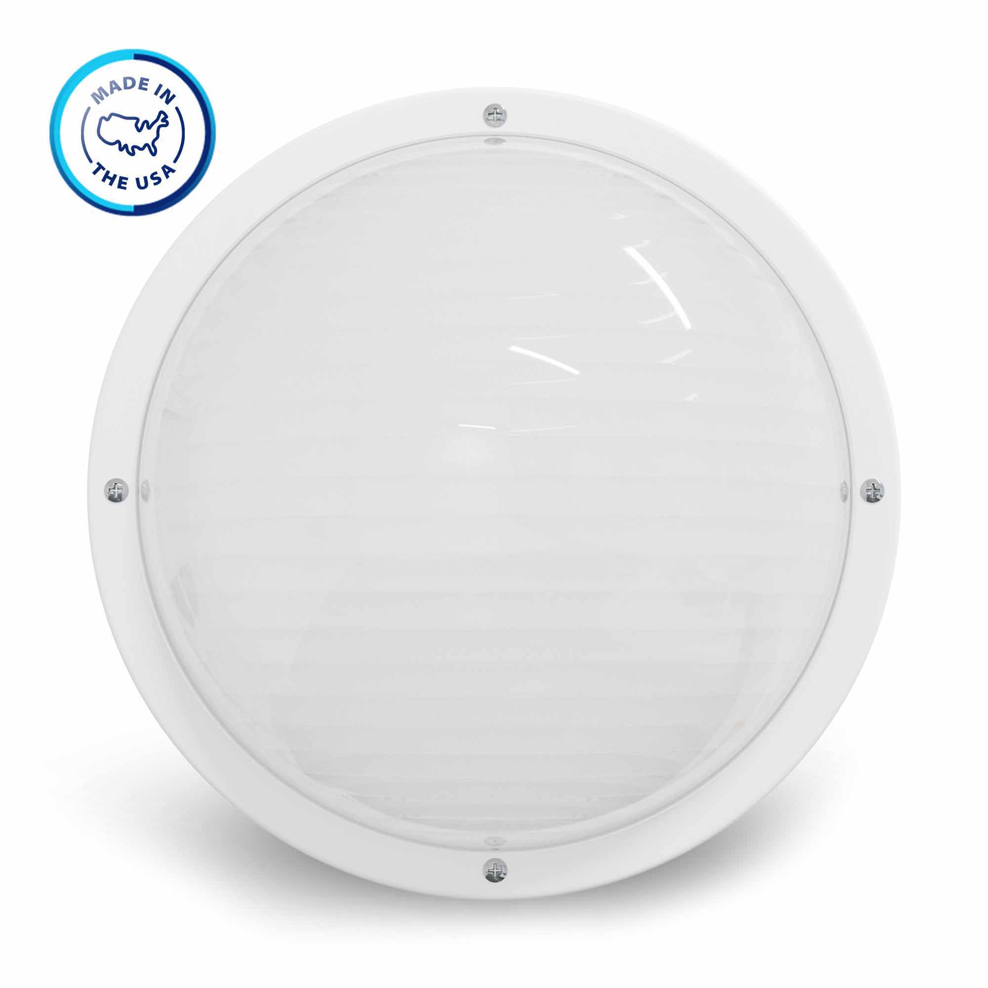 Round Nautical Outdoor LED Bulkhead Light Fixture