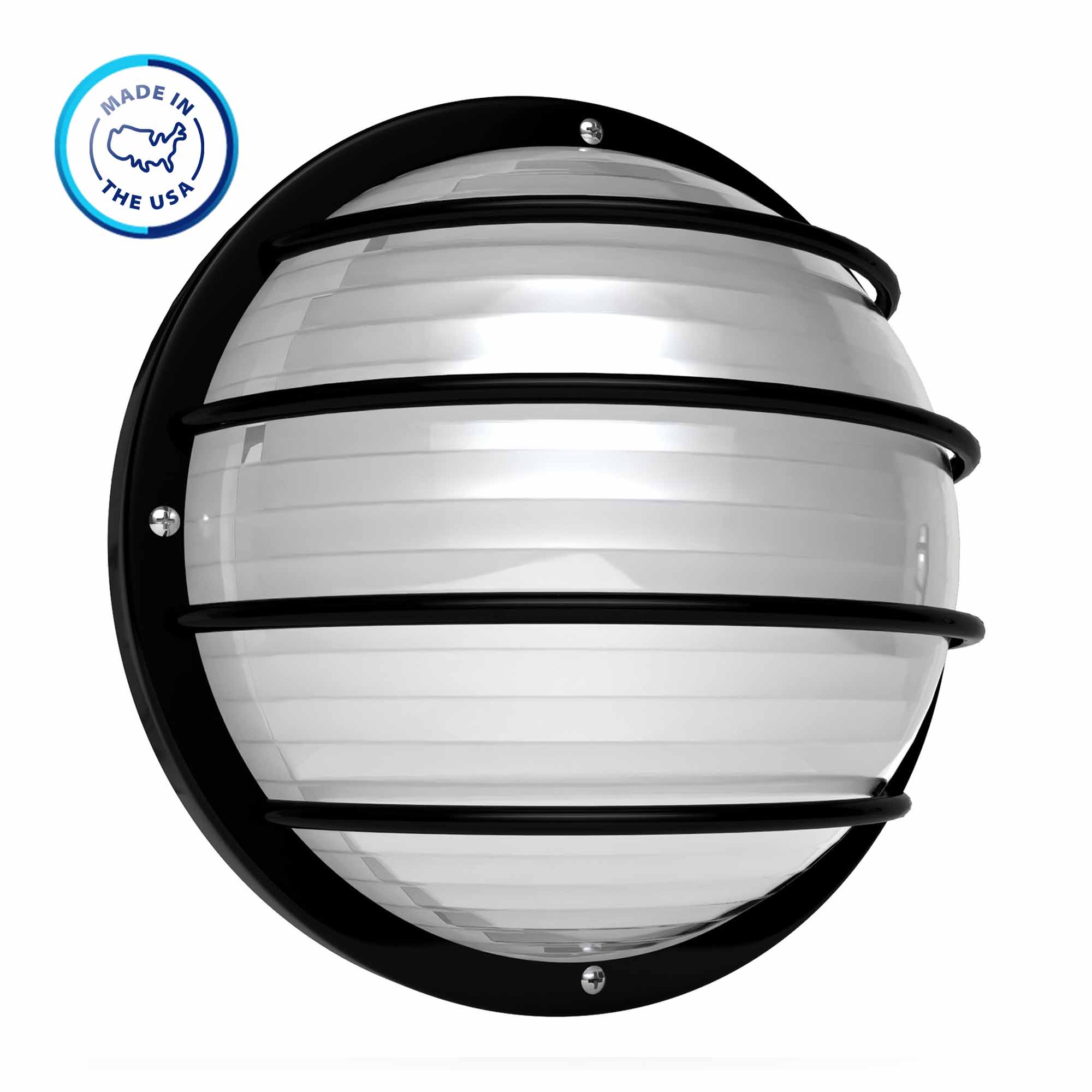 Round Nautical Outdoor LED Bulkhead Light Fixture