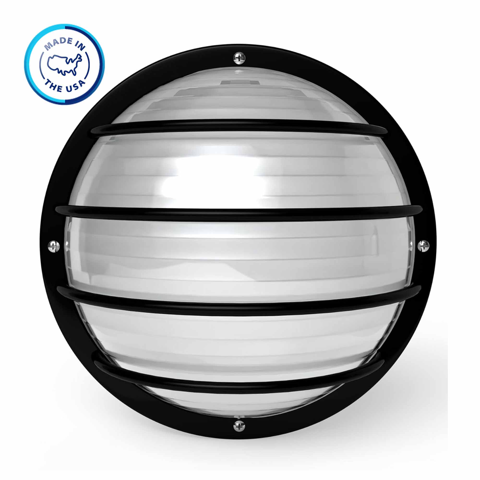 Round Nautical Outdoor LED Bulkhead Light Fixture