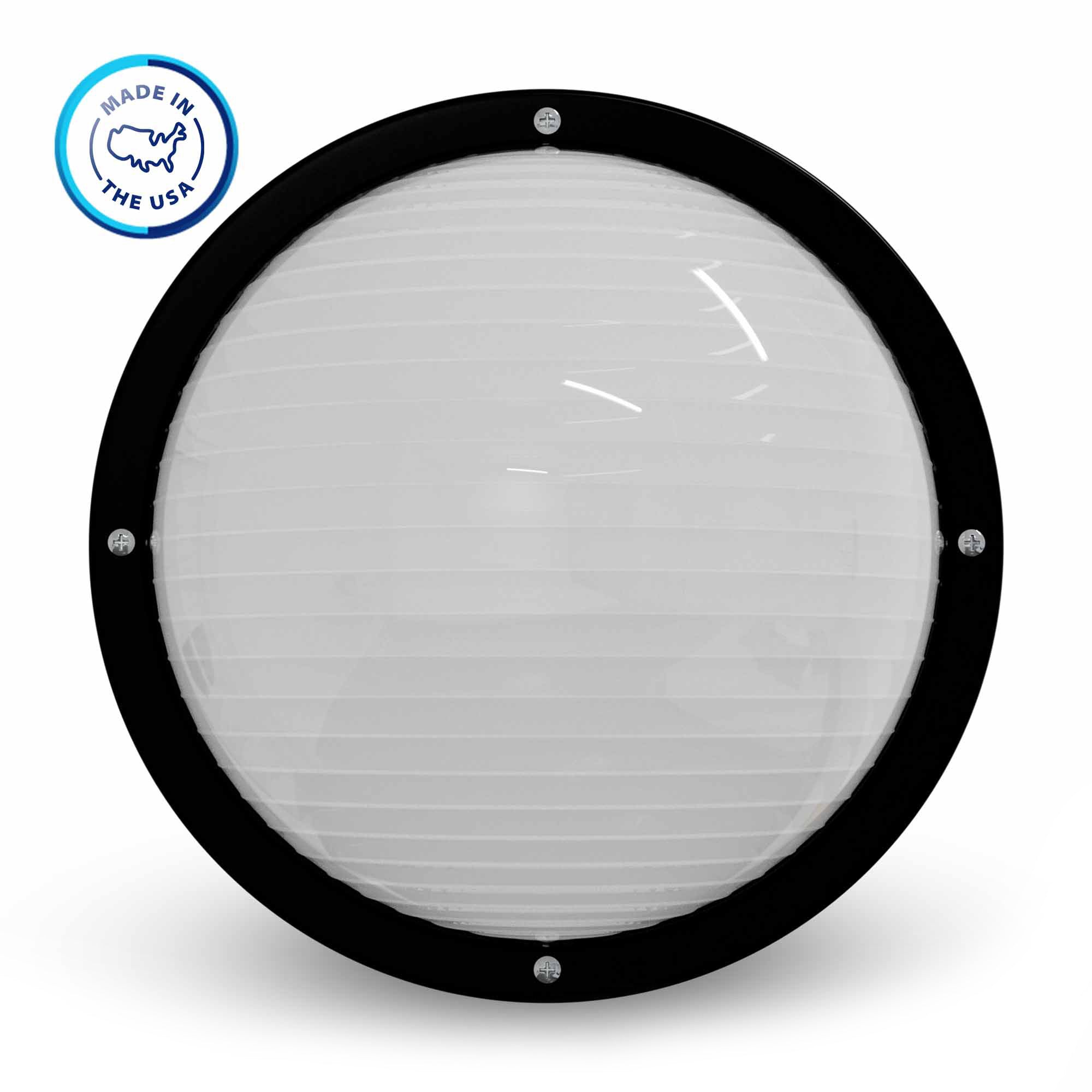 Round Nautical Outdoor LED Bulkhead Light Fixture