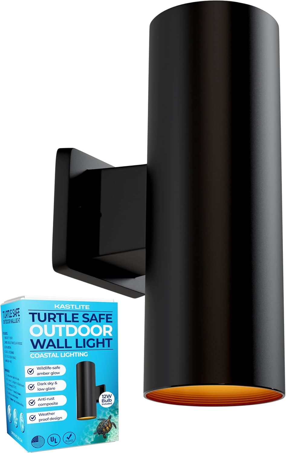 Polycarbonate Turtle Light Wall Sconce