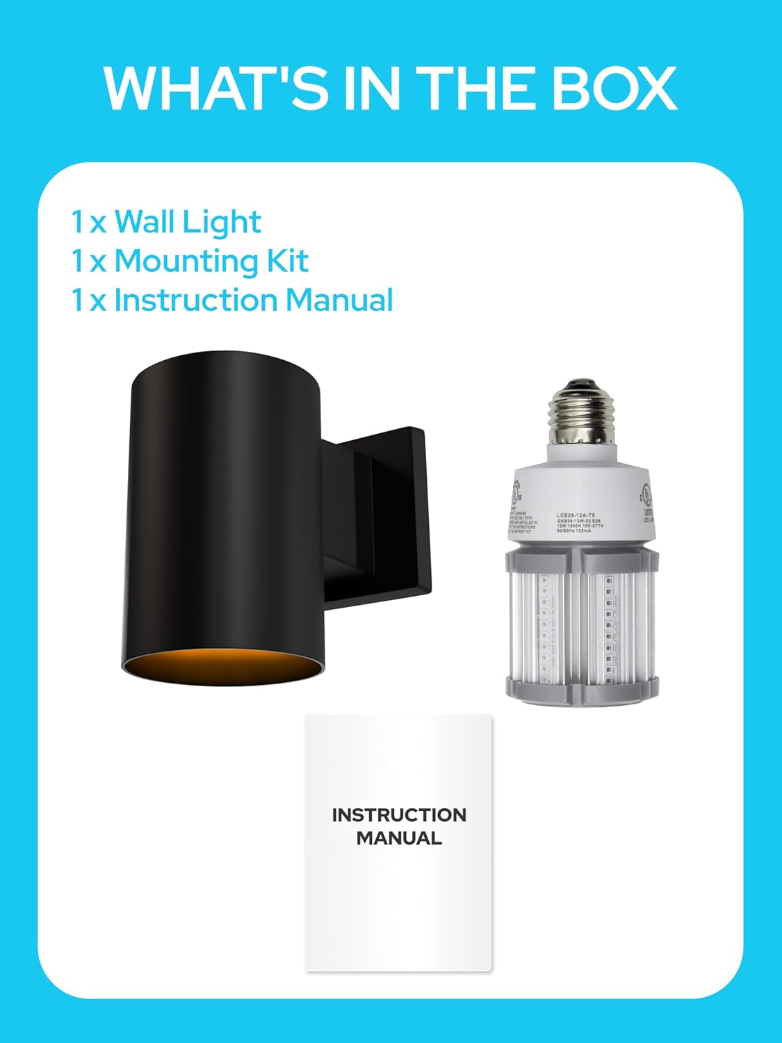 Polycarbonate Turtle Light Wall Sconce