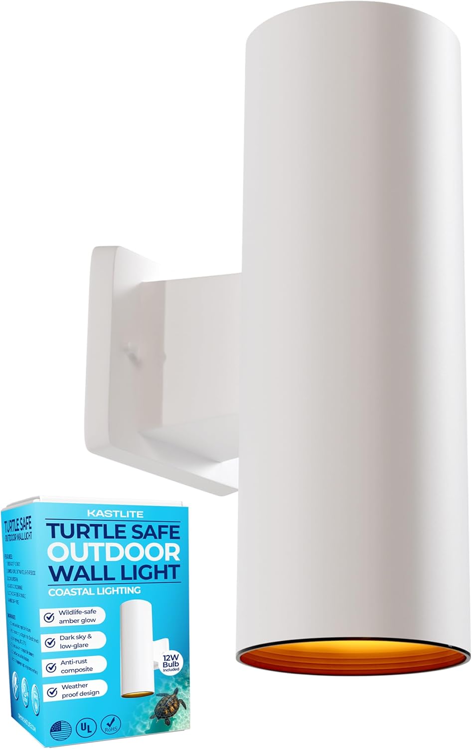 Polycarbonate Turtle Light Wall Sconce