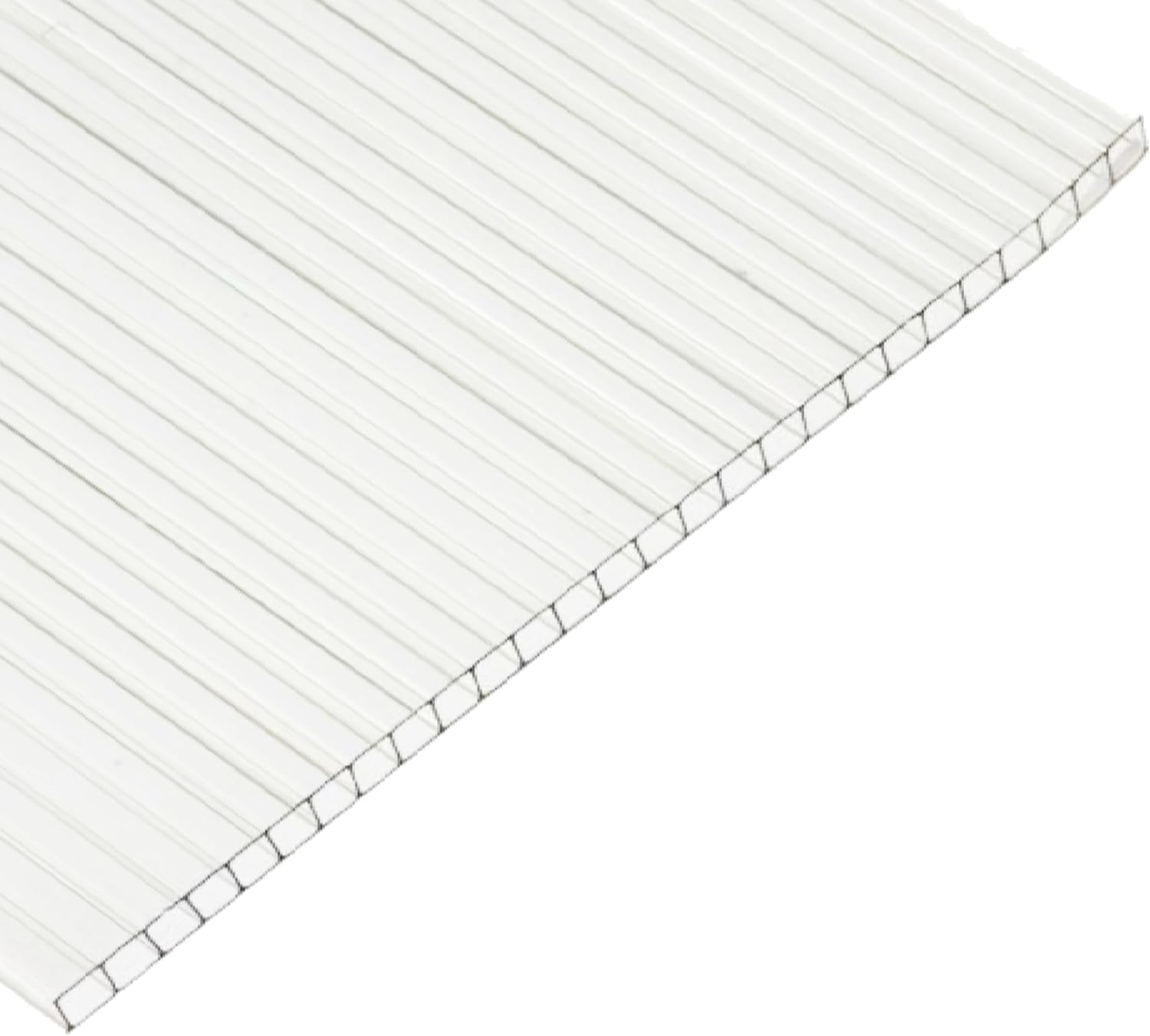 KastLite Polycarbonate Greenhouse Panels | 8mm Twin Wall Polycarbonate Roof Panels | 0.31" Clear