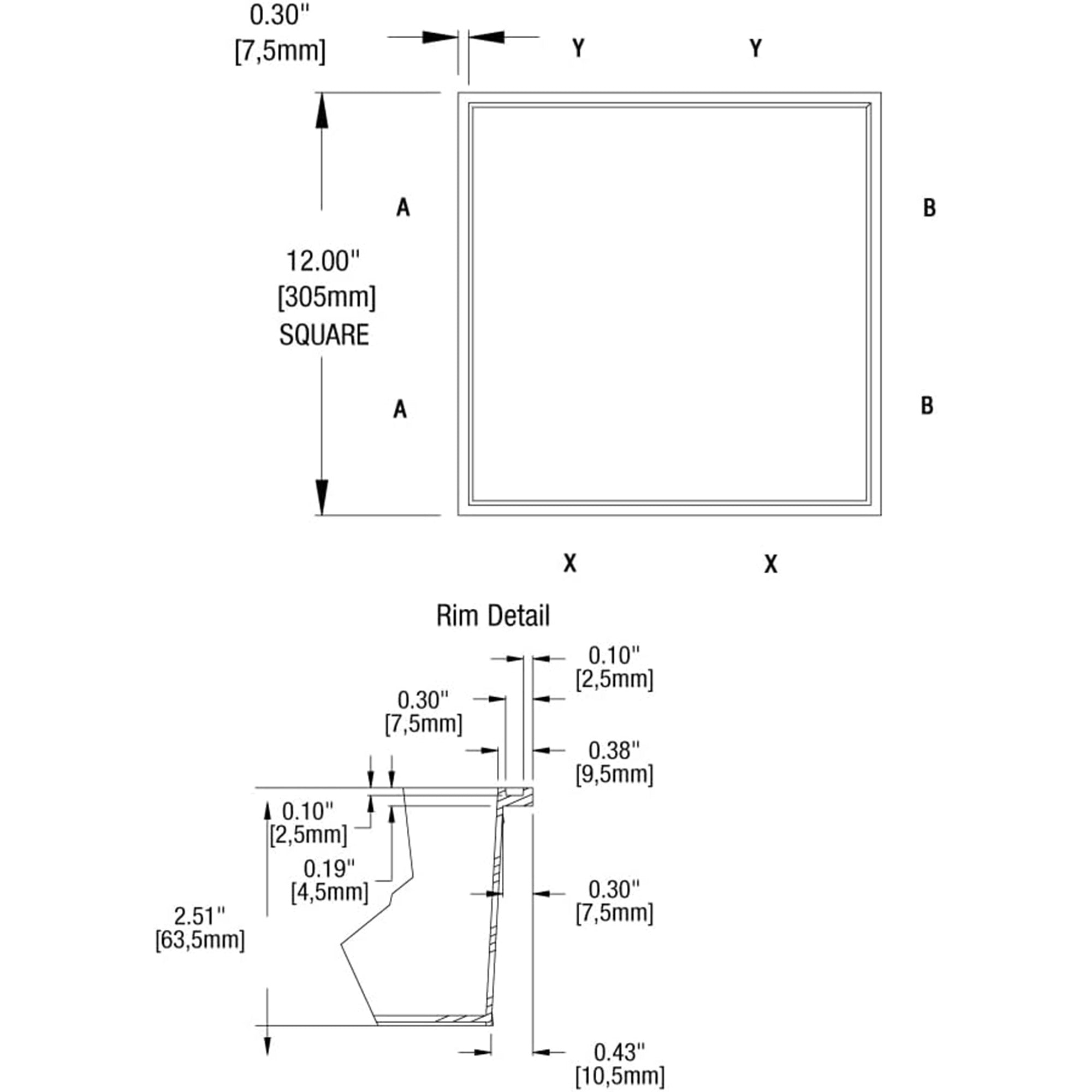 Outdoor Light Cover for Lexalite Fixtures 303 and 305 installed in ceiling fixture