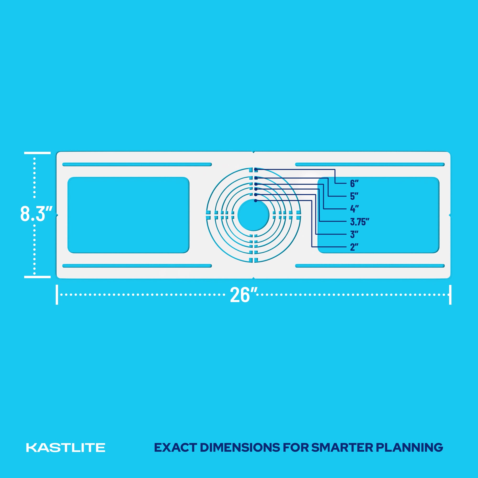 Construction Mounting Plate for 2" to 6" Wafer Downlights
