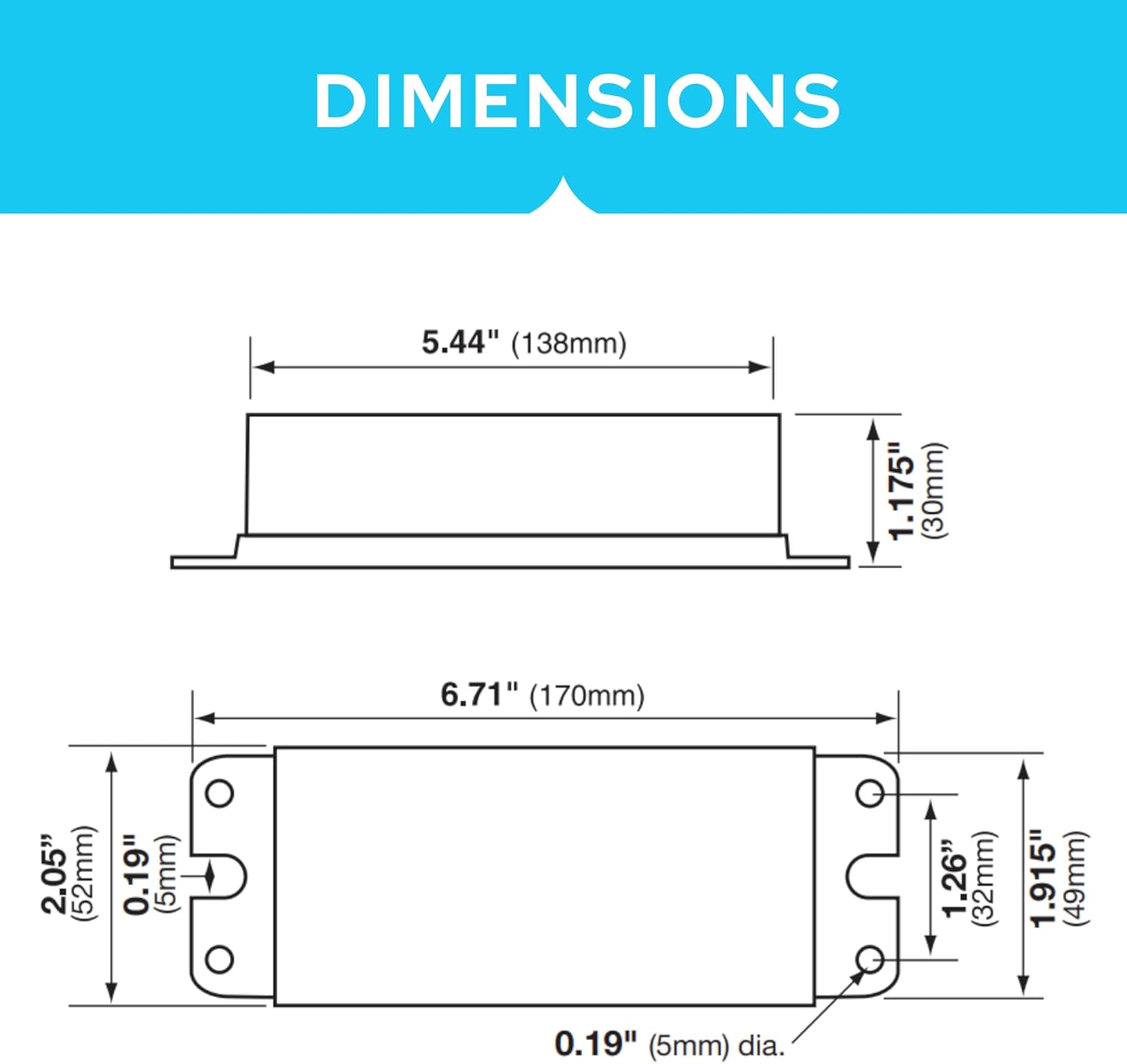 2-Lamp Rapid Start Electronic Ballast Replacement