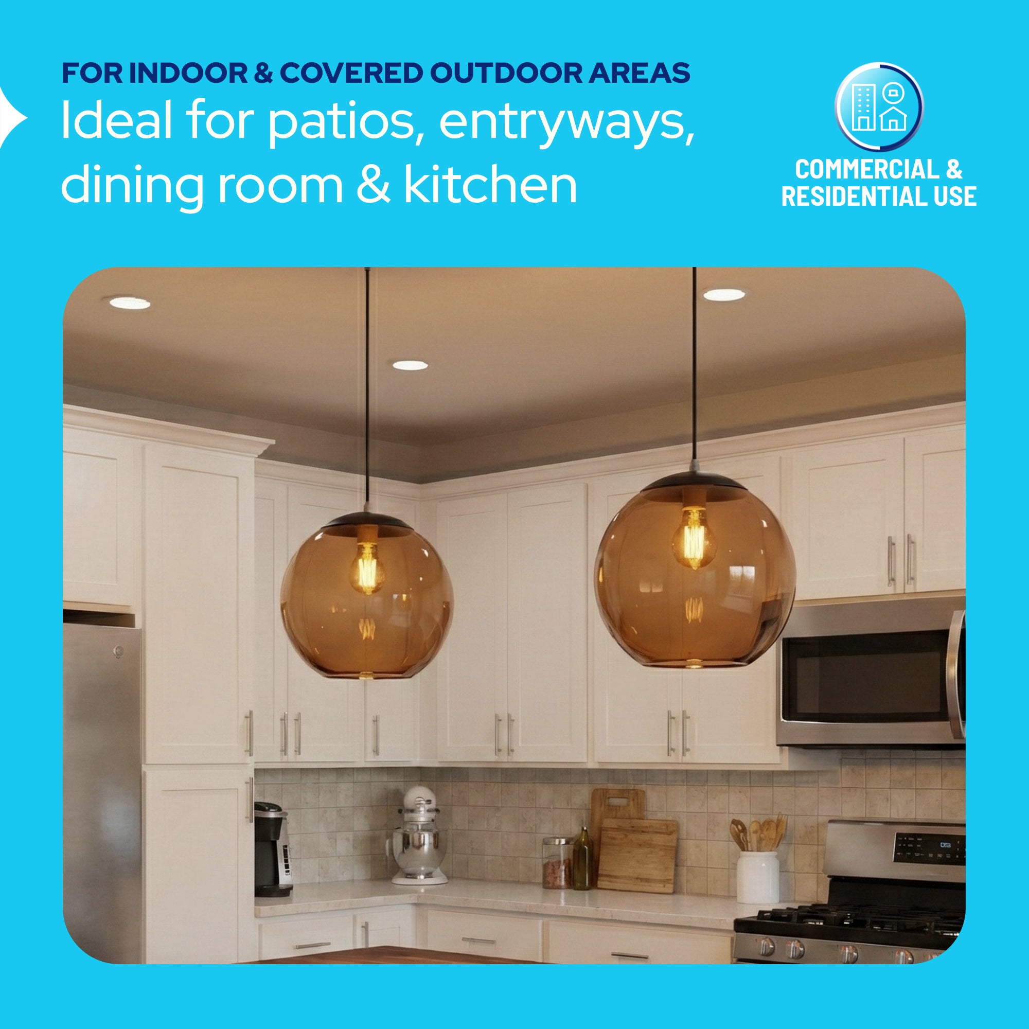 10" Acrylic Globe Pendant Light Fixture