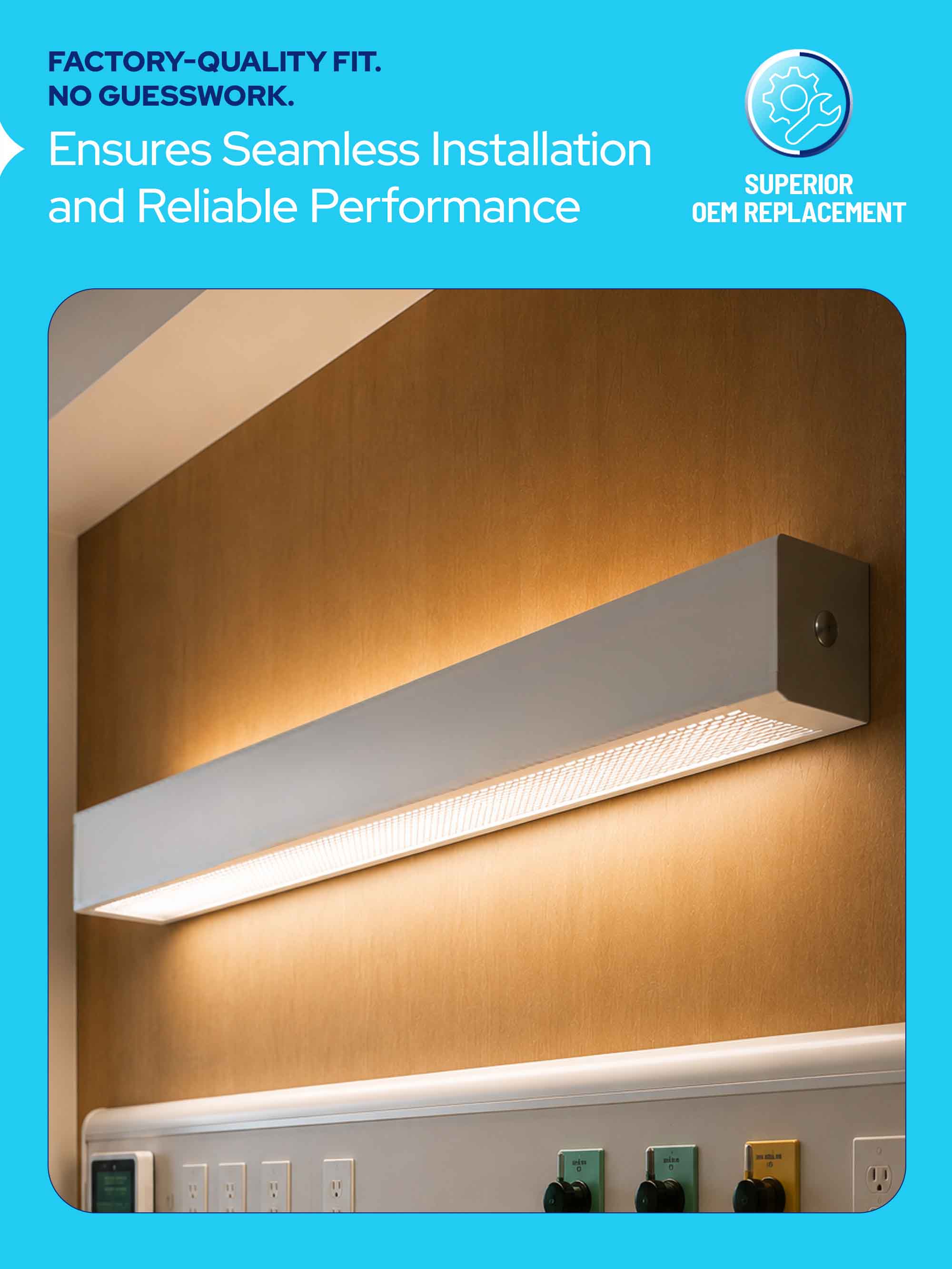 Vista Health Care Bed Light Fixture Cover