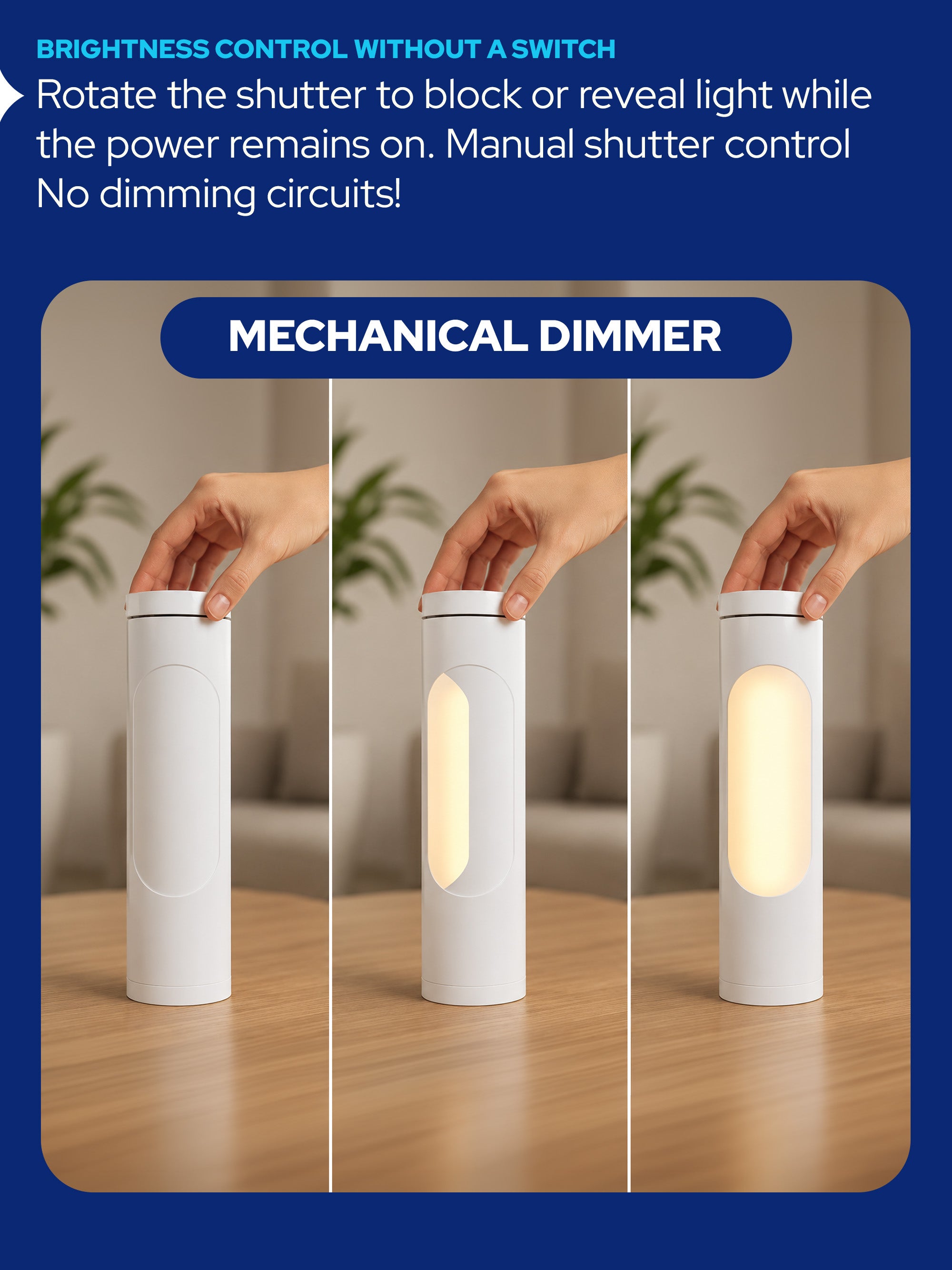 White Shabbat Lamp