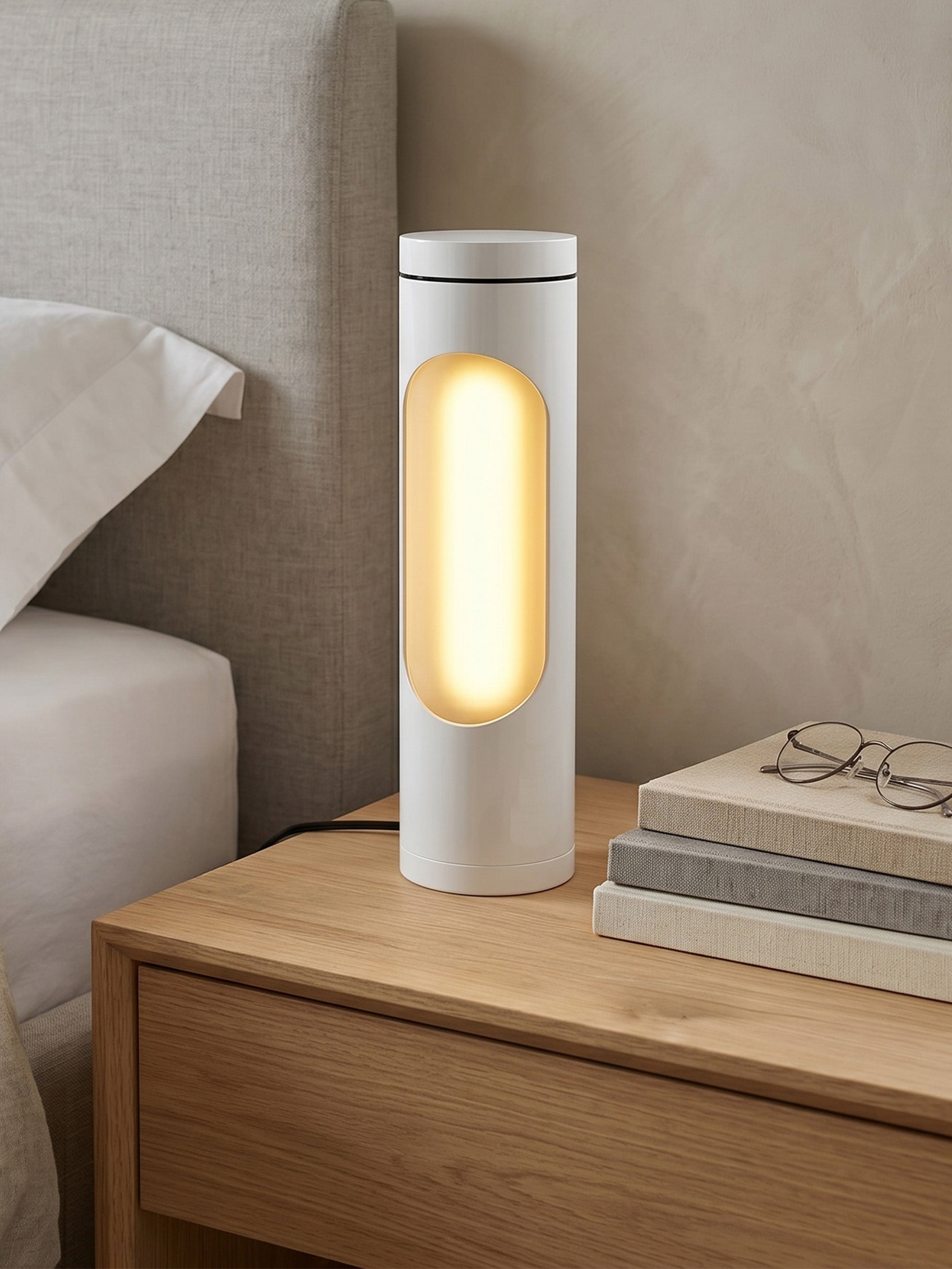 White Shabbat Lamp