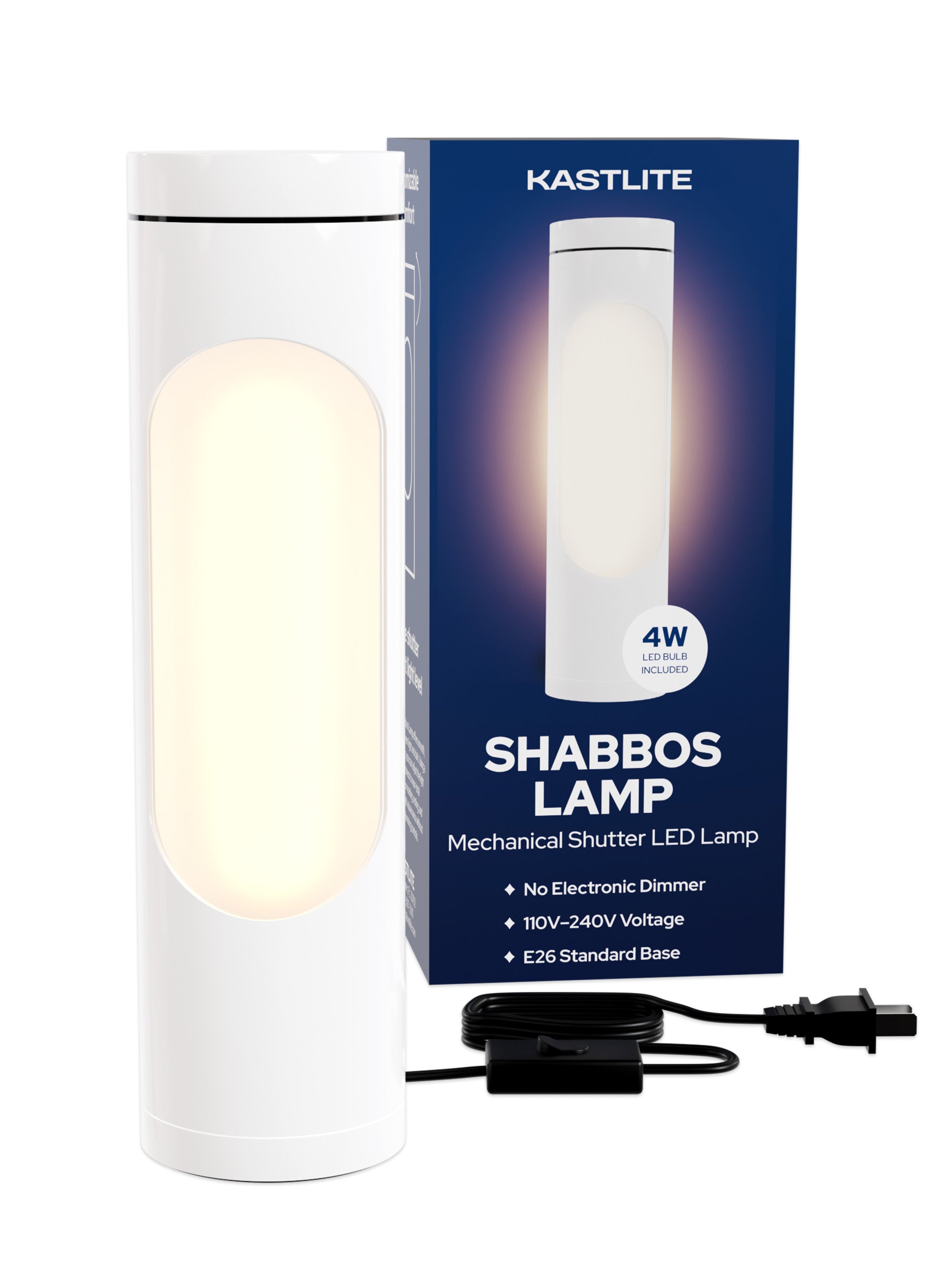 White Shabbat Lamp