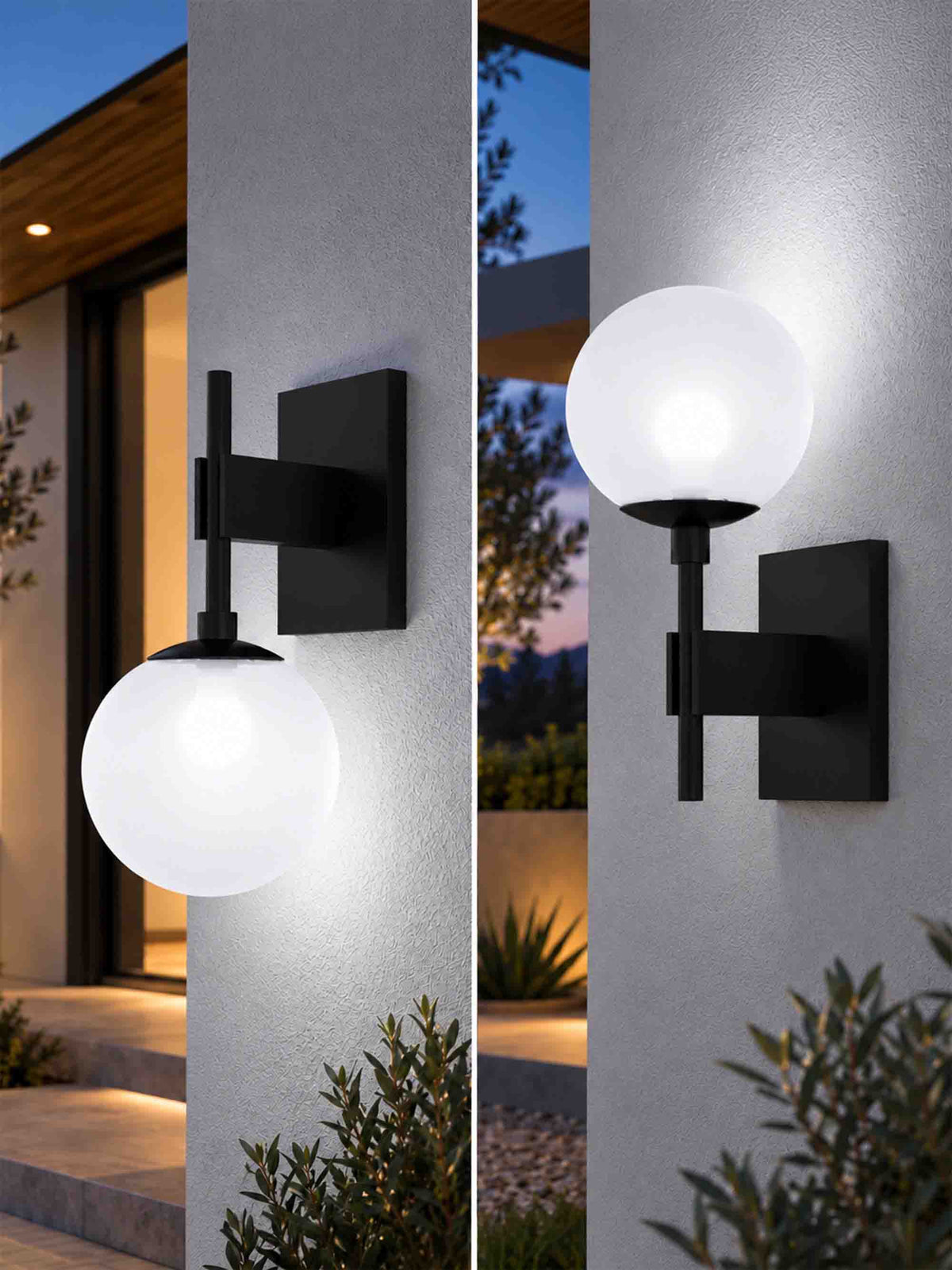 8" Globe Wall Mounted Lamp