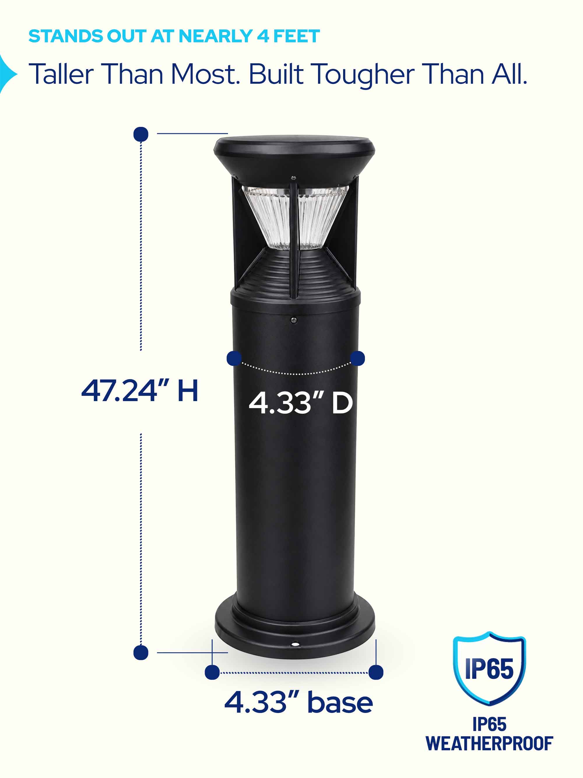 Solar LED Bollard Light