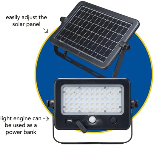 KastLite LED Solar Powered Flood Light