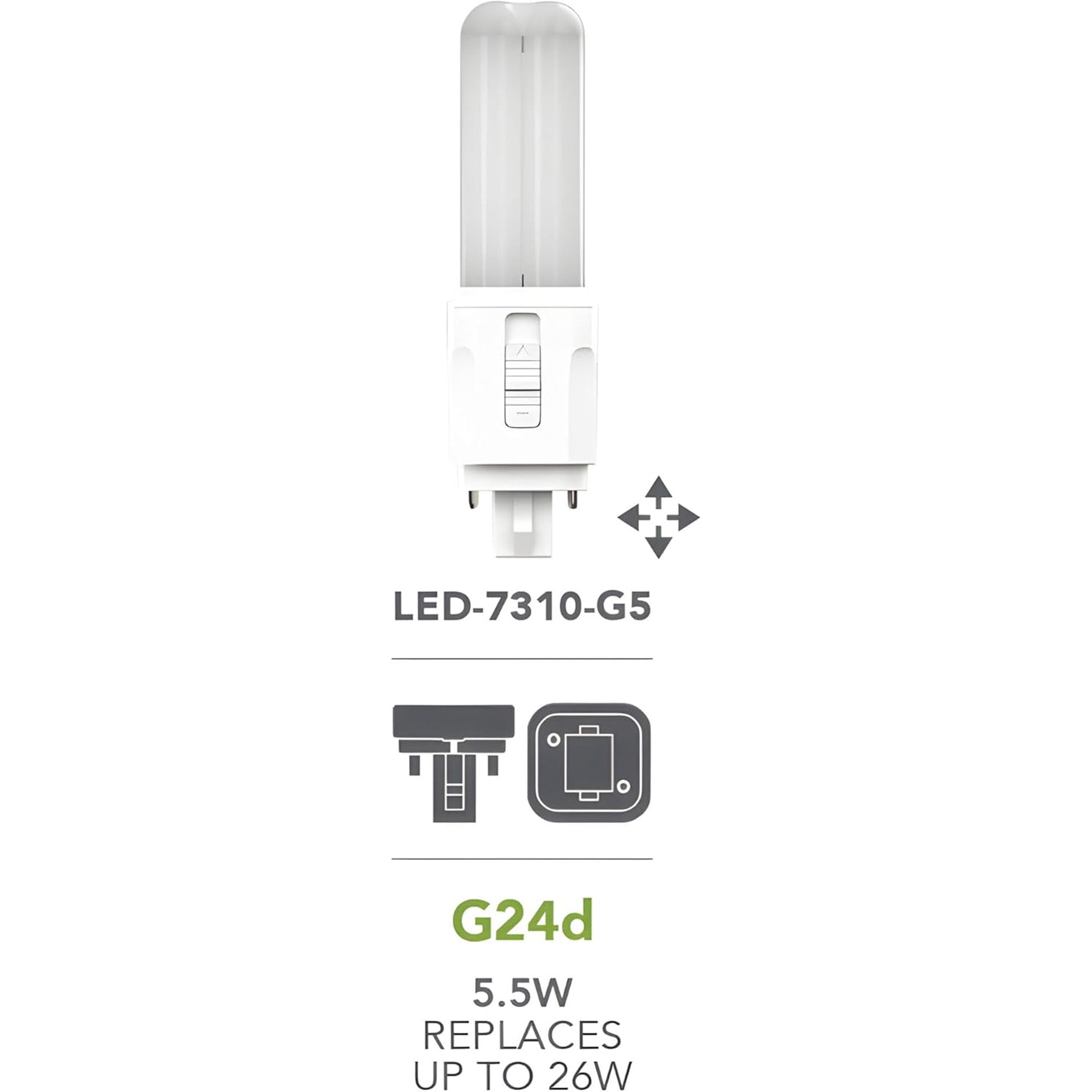 G24d 5.5W Universal 2-Pin