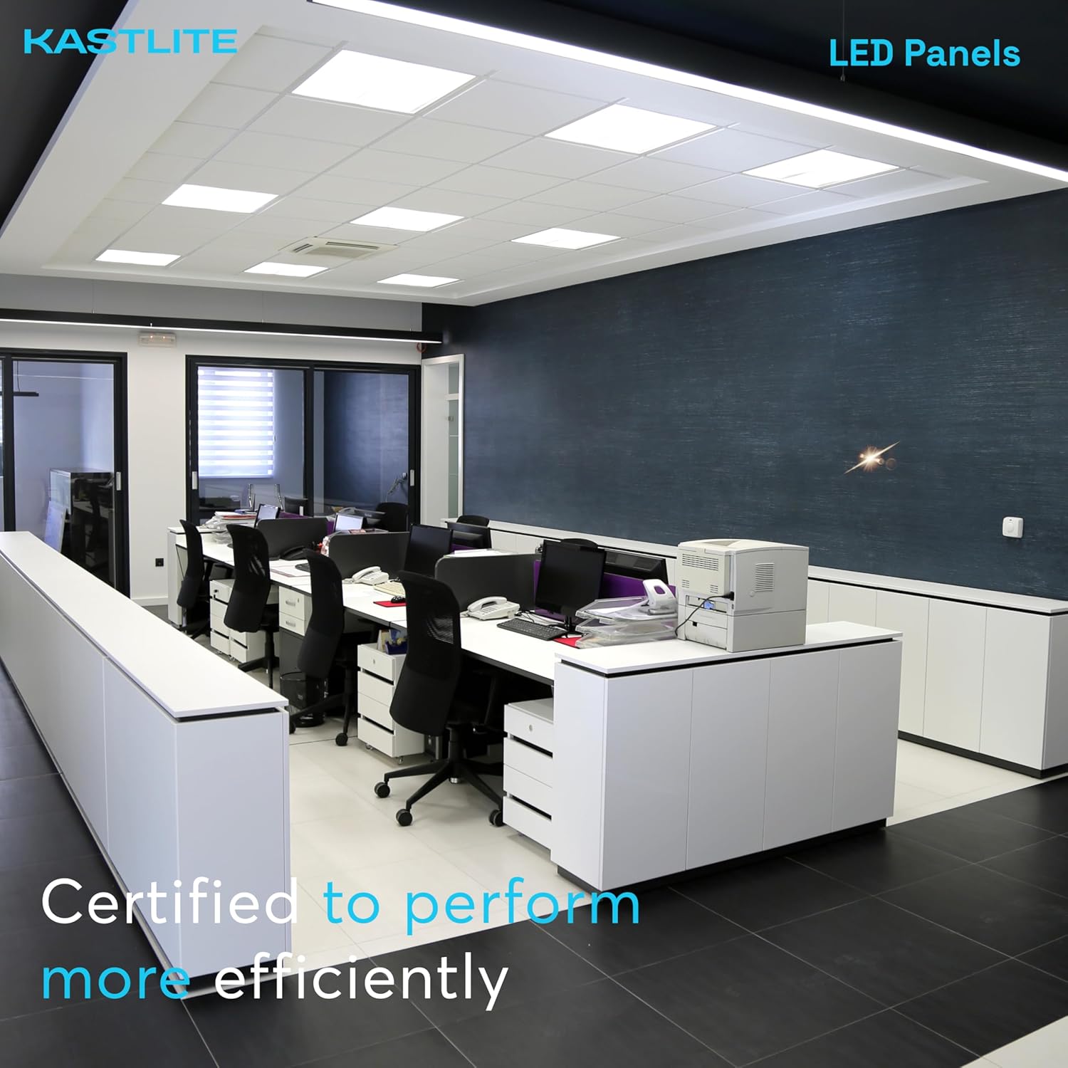 KastLite 2x2 Ft 3-Way LED Back-Lit Panel