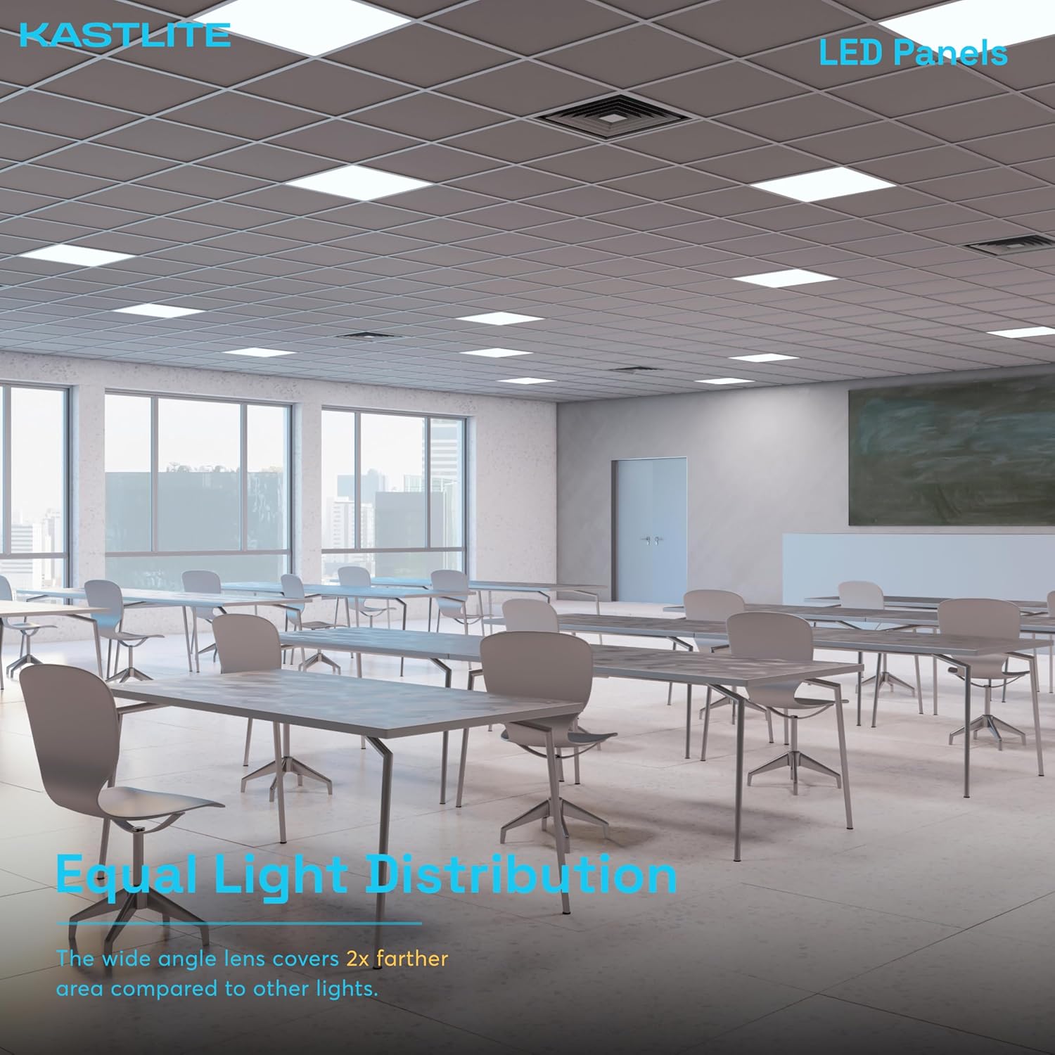 KastLite 2x2 Ft 3-Way LED Back-Lit Panel