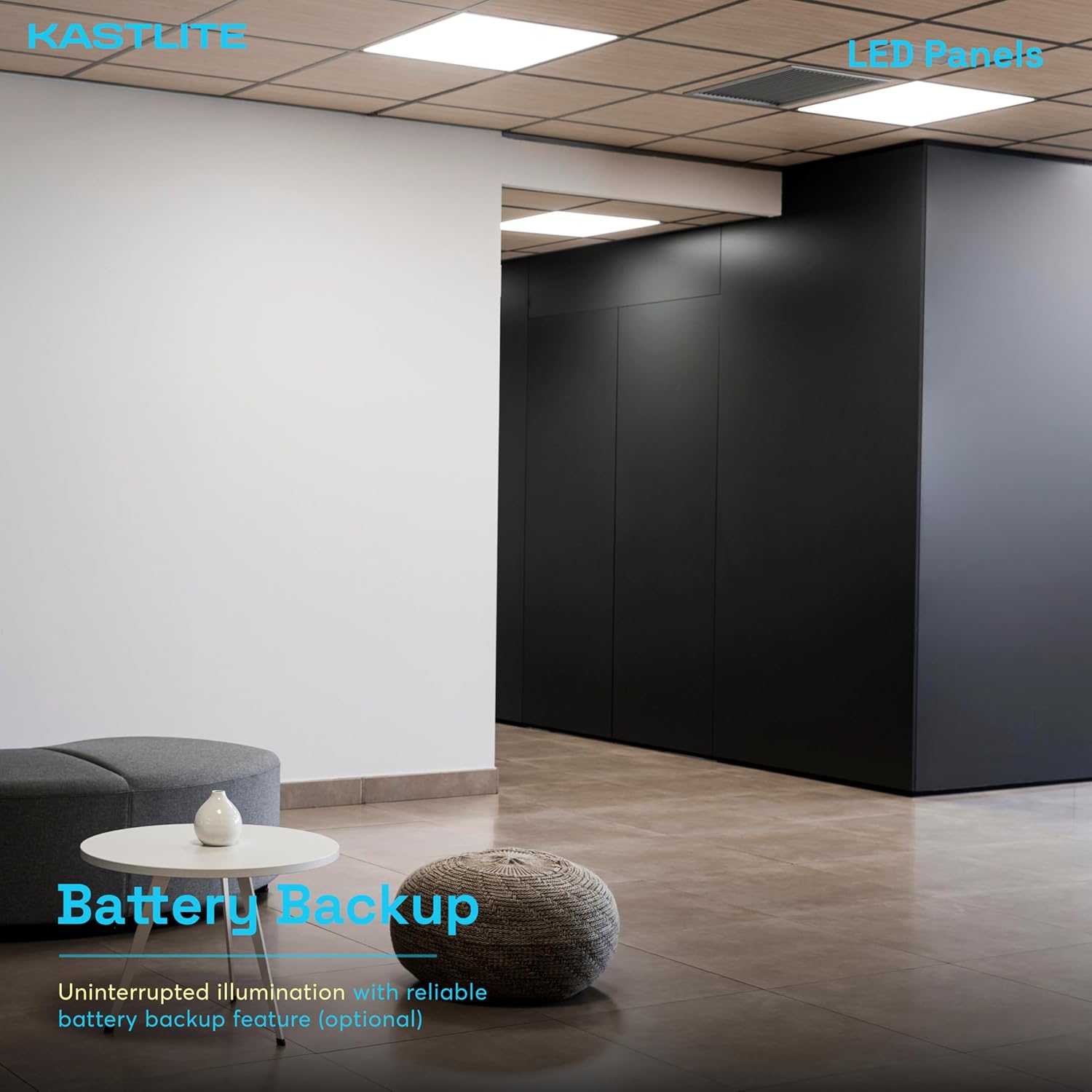 KastLite 2x2 Ft 3-Way LED Back-Lit Panel