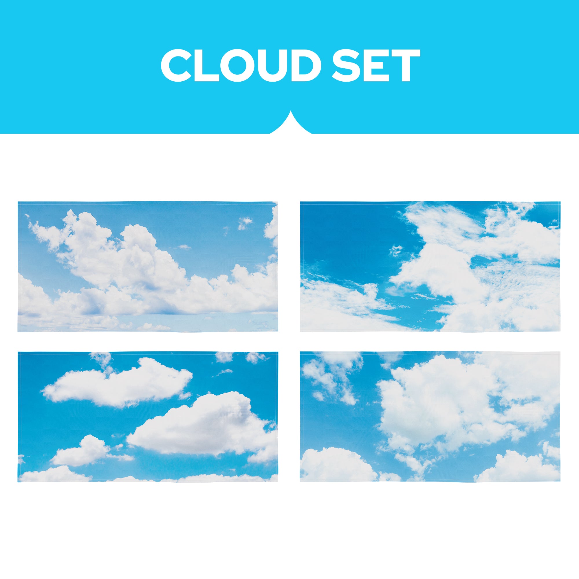 4-Pack Fluorescent Light Covers for Ceiling Lights