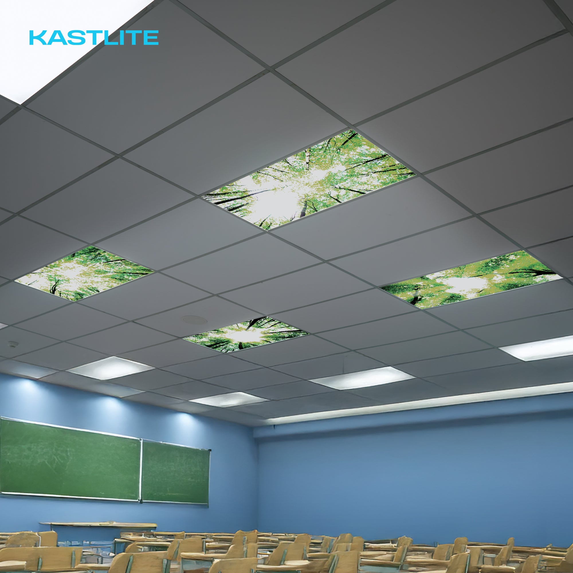 4-Pack Fluorescent Light Covers for Ceiling Lights