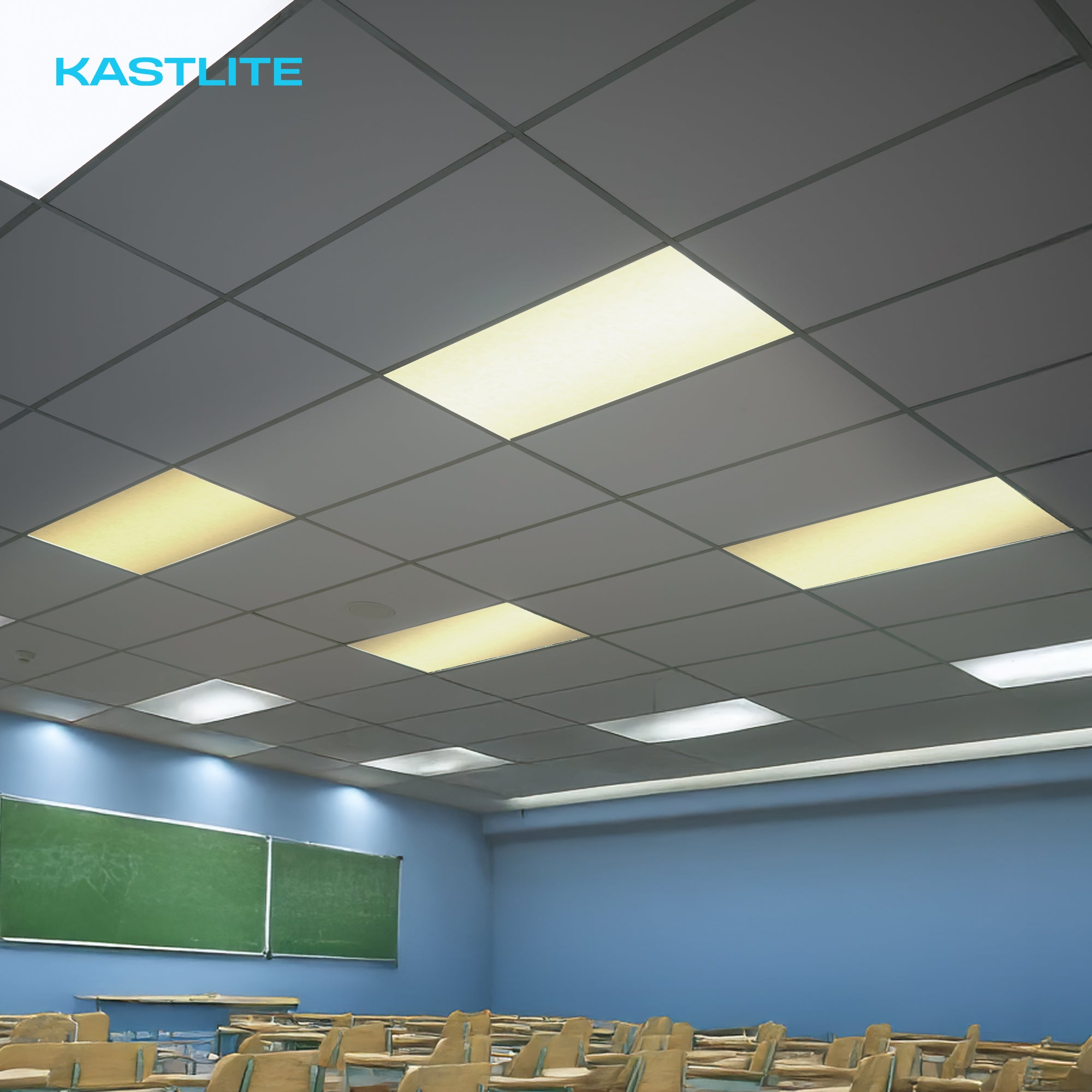 4-Pack Fluorescent Light Covers for Ceiling Lights