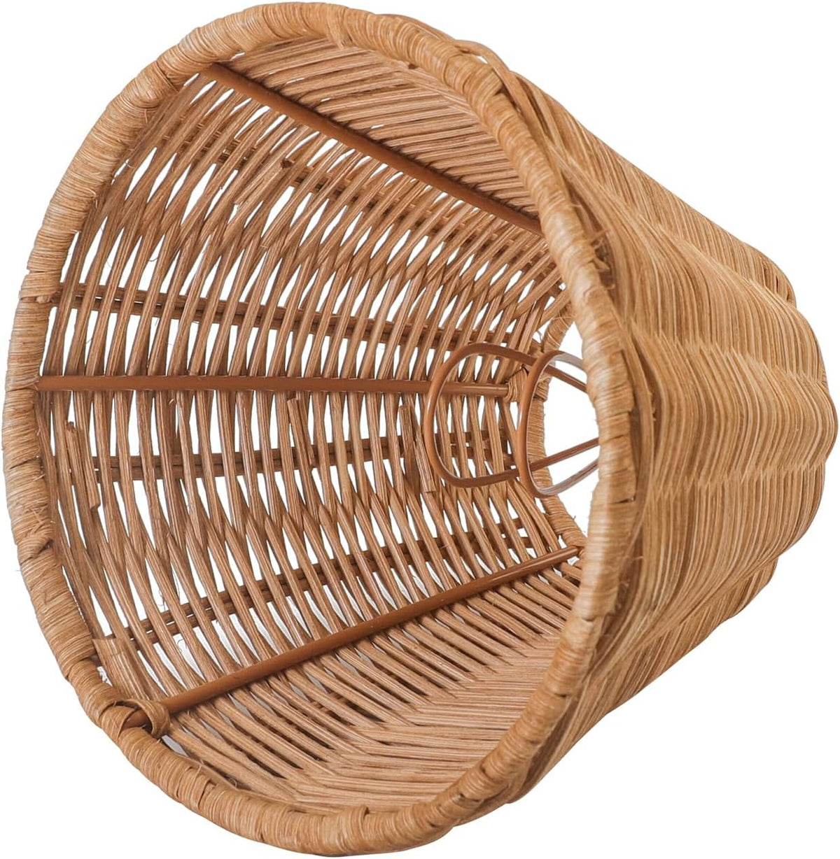 Rattan lamp shade mechanism