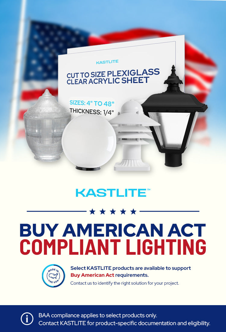 Buy american act compliant lighting products