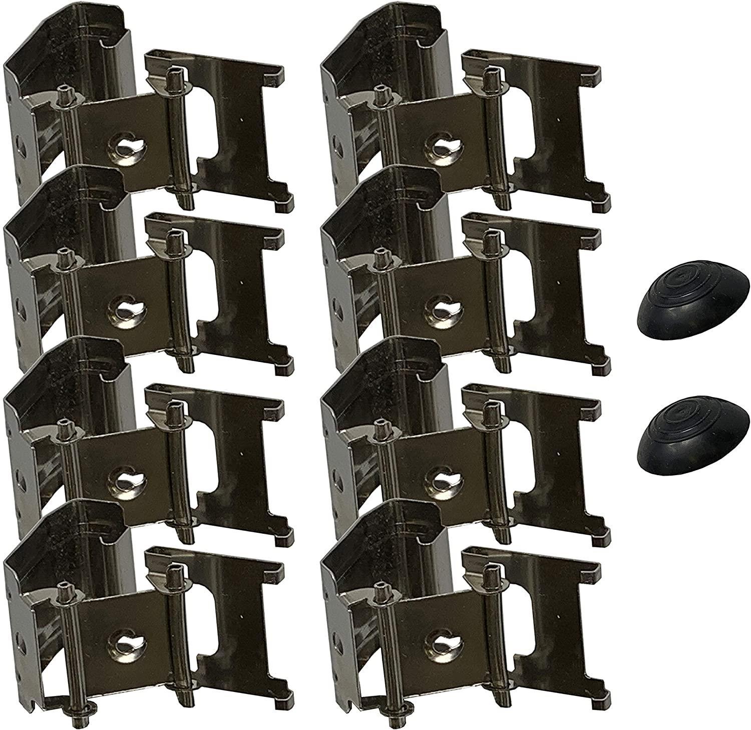 Clear Polycarbonate Citadel 2 Diffuser Latches showing size and fit dimensions