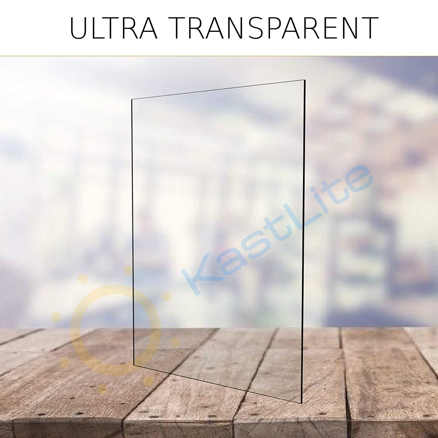 KastLite Clear Acrylic Sheets | 1/8" Thickness