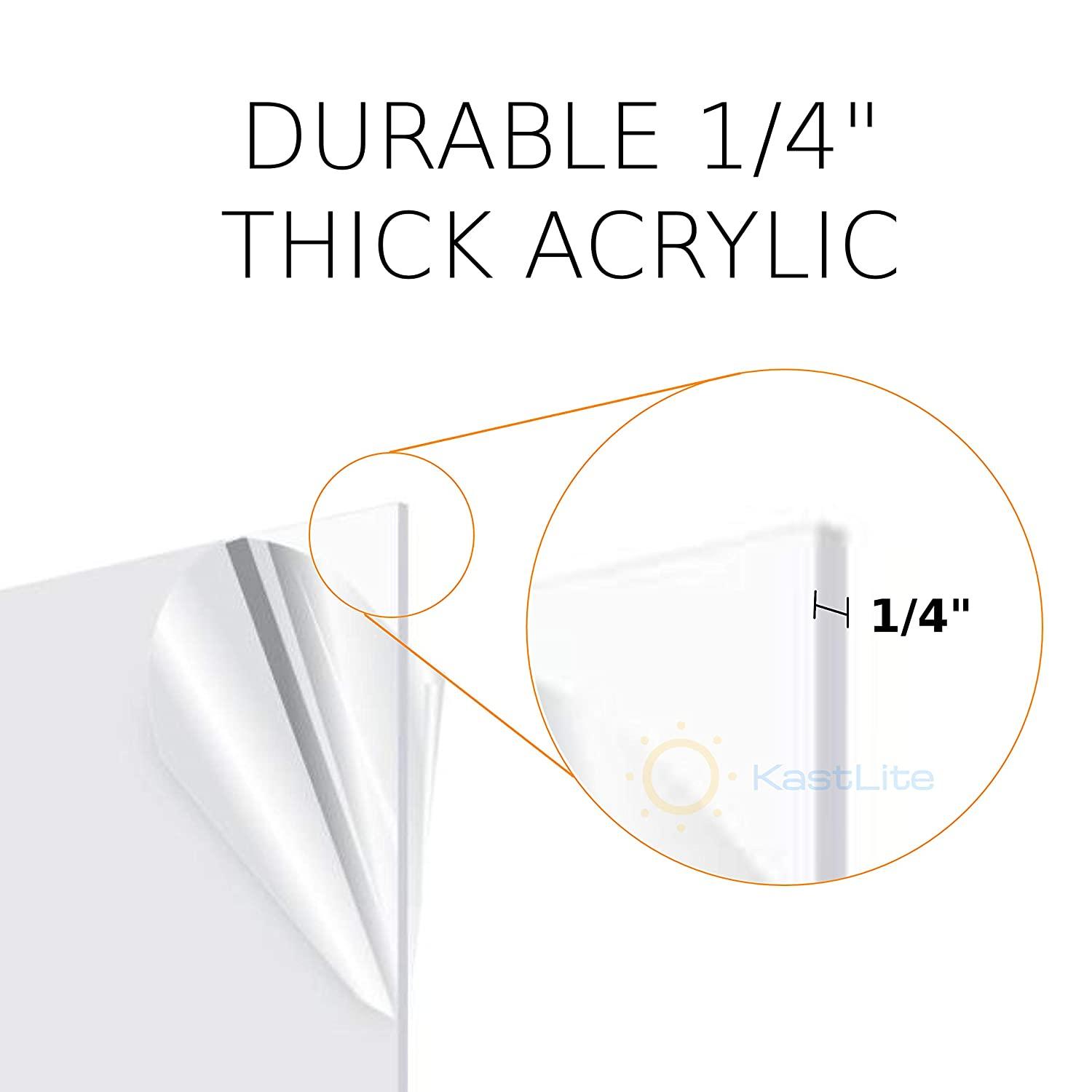 KastLite Clear Acrylic Sheets | 1/8" Thickness