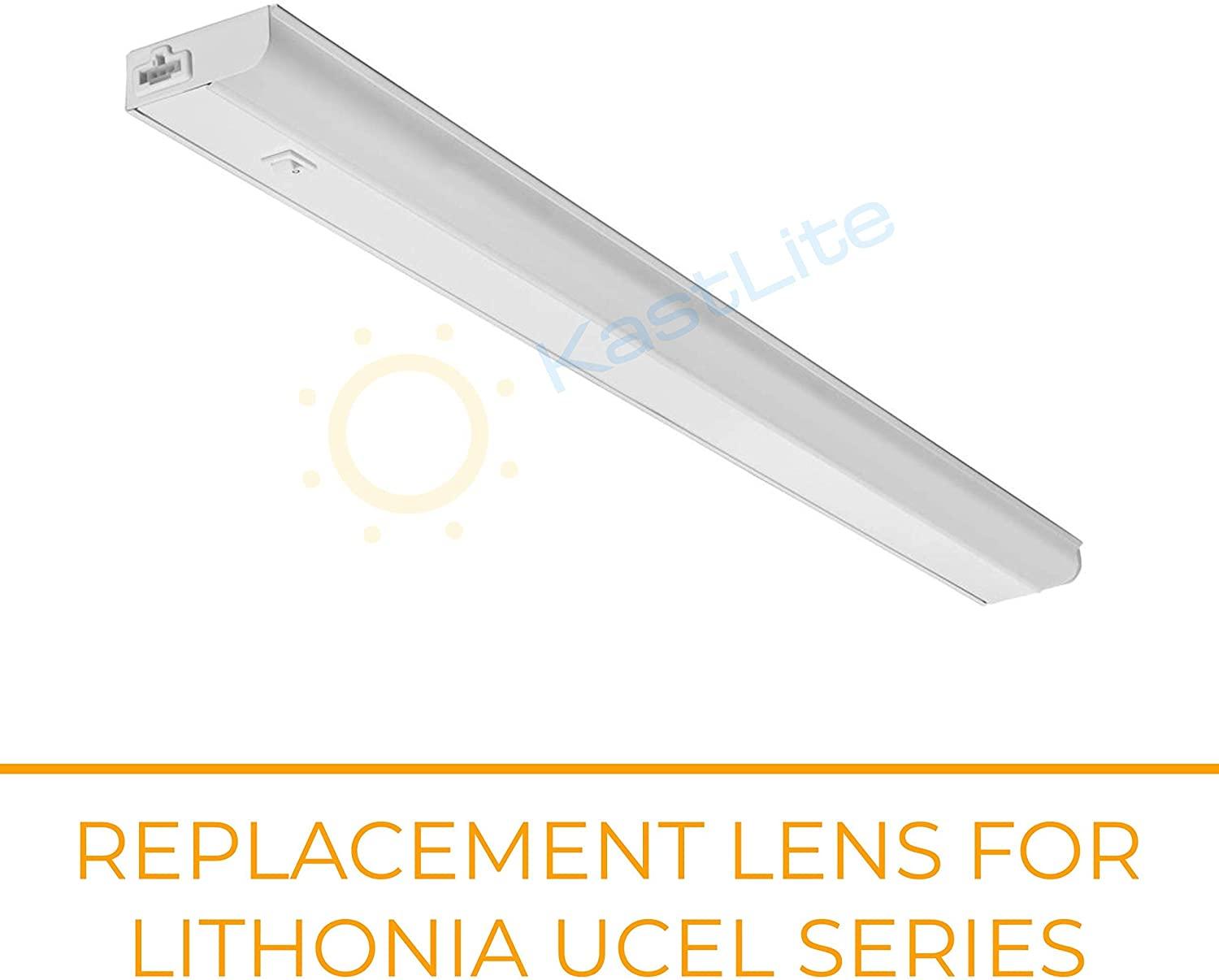 Curved C-Shape Under Cabinet Lens Diffuser - 1" H x 1-7/8" W