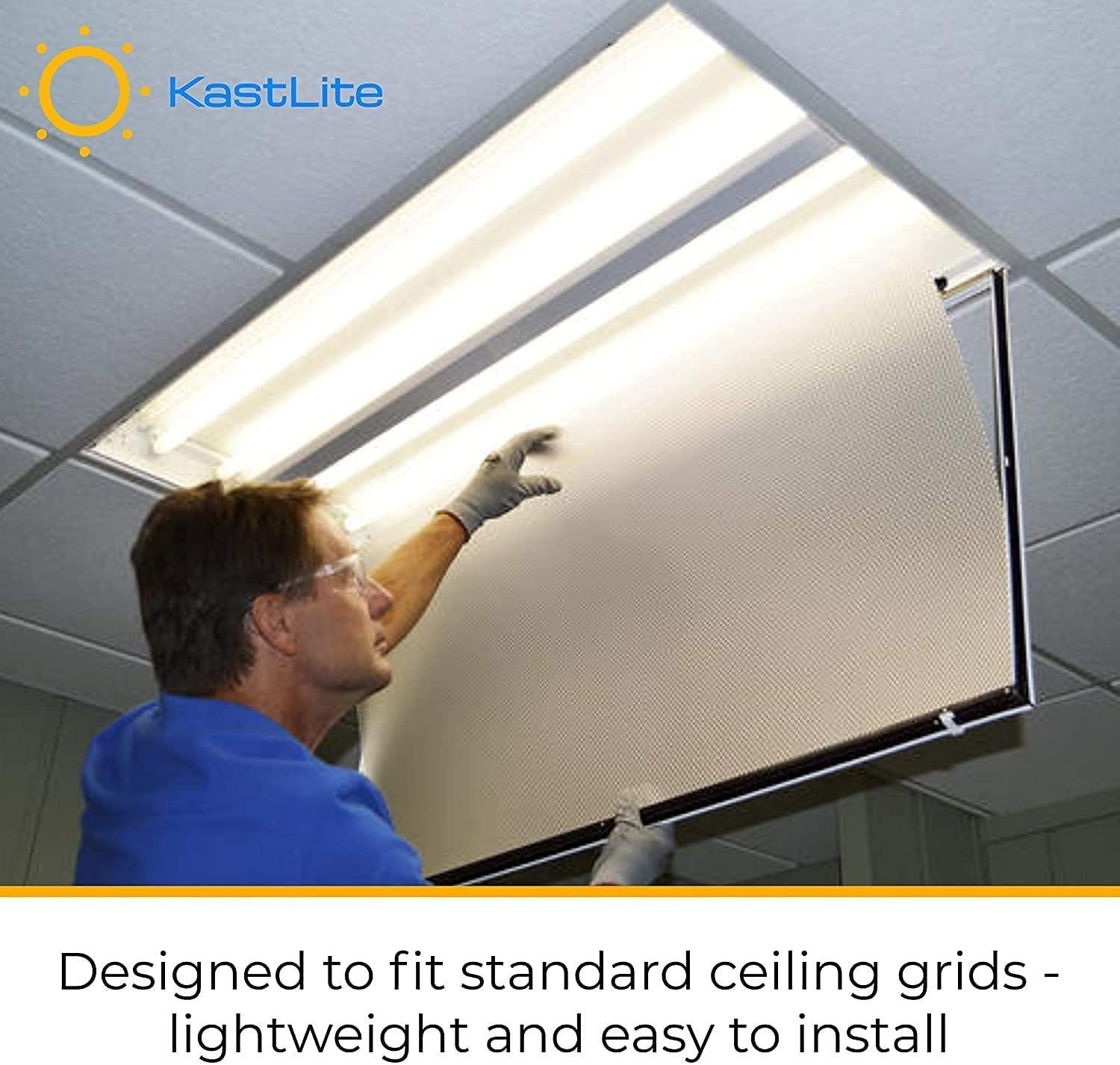 Polycarbonate Prismatic Panels installed in ceiling fixture