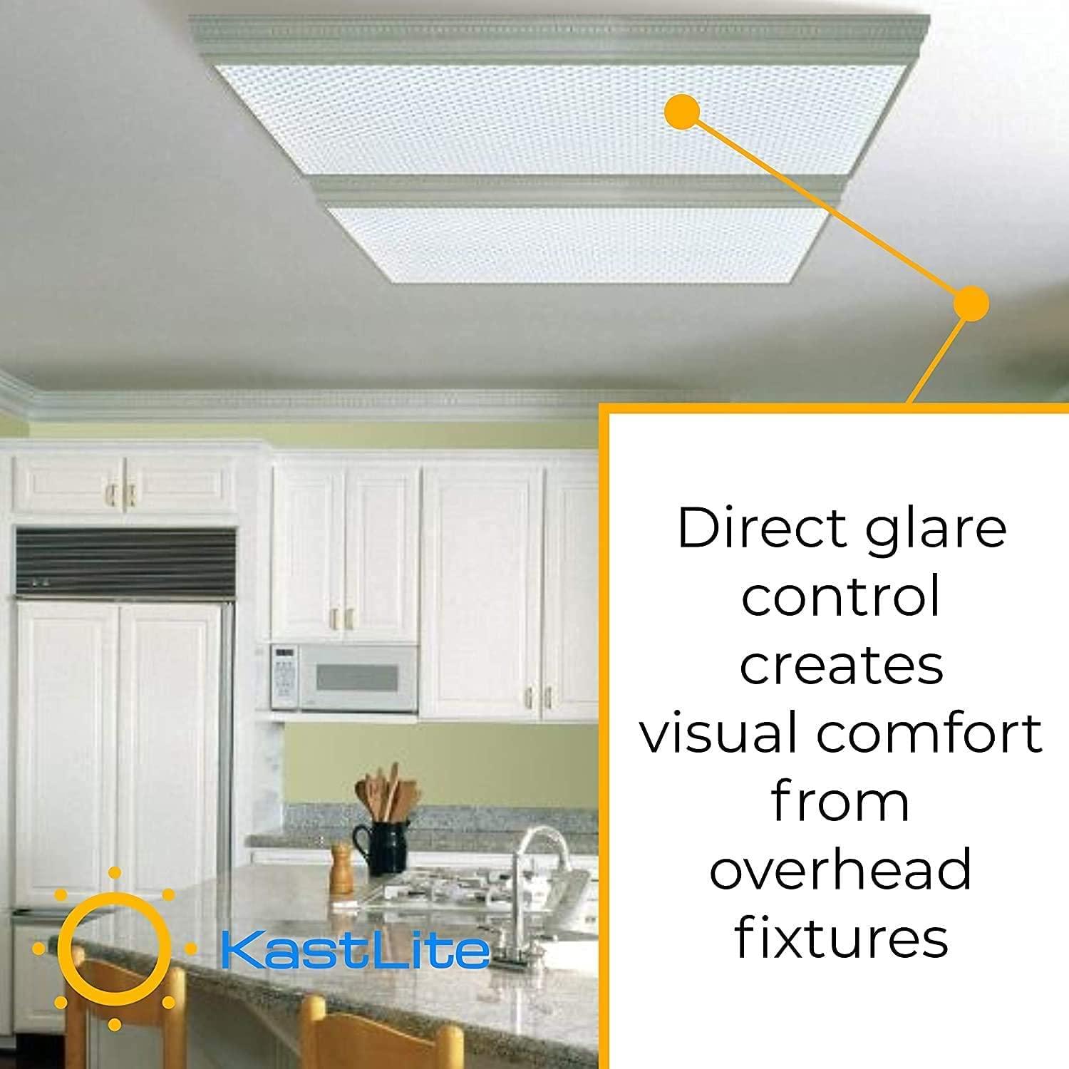 Polycarbonate Prismatic Panels installed in ceiling fixture